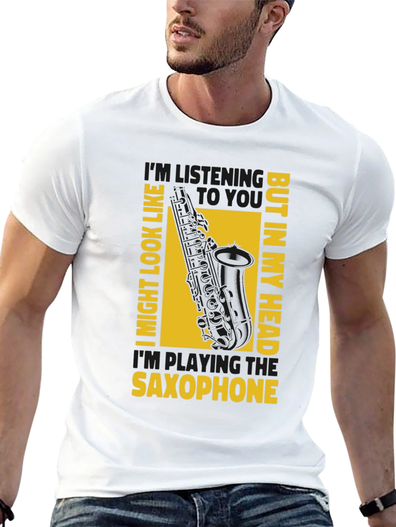 Saxophone Player T-Shirt - Funny Music Tee