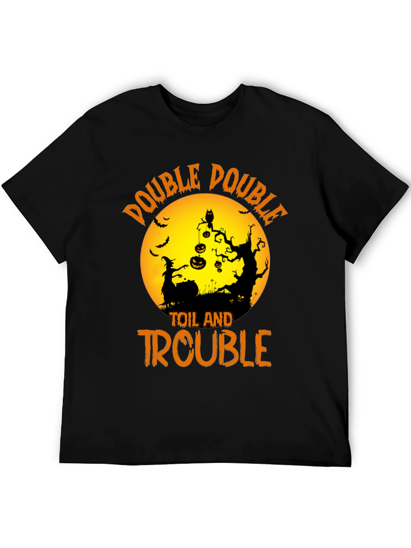 Halloween Double Double Toil and Trouble Graphic Tee