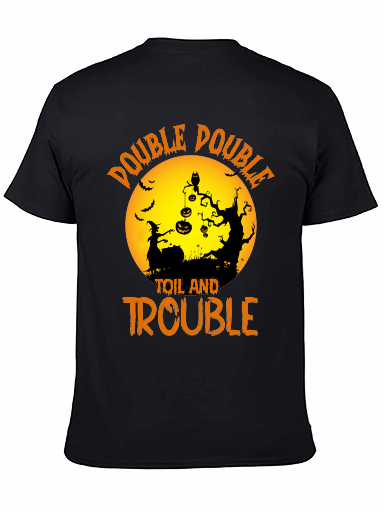 Halloween Double Double Toil and Trouble Graphic Tee