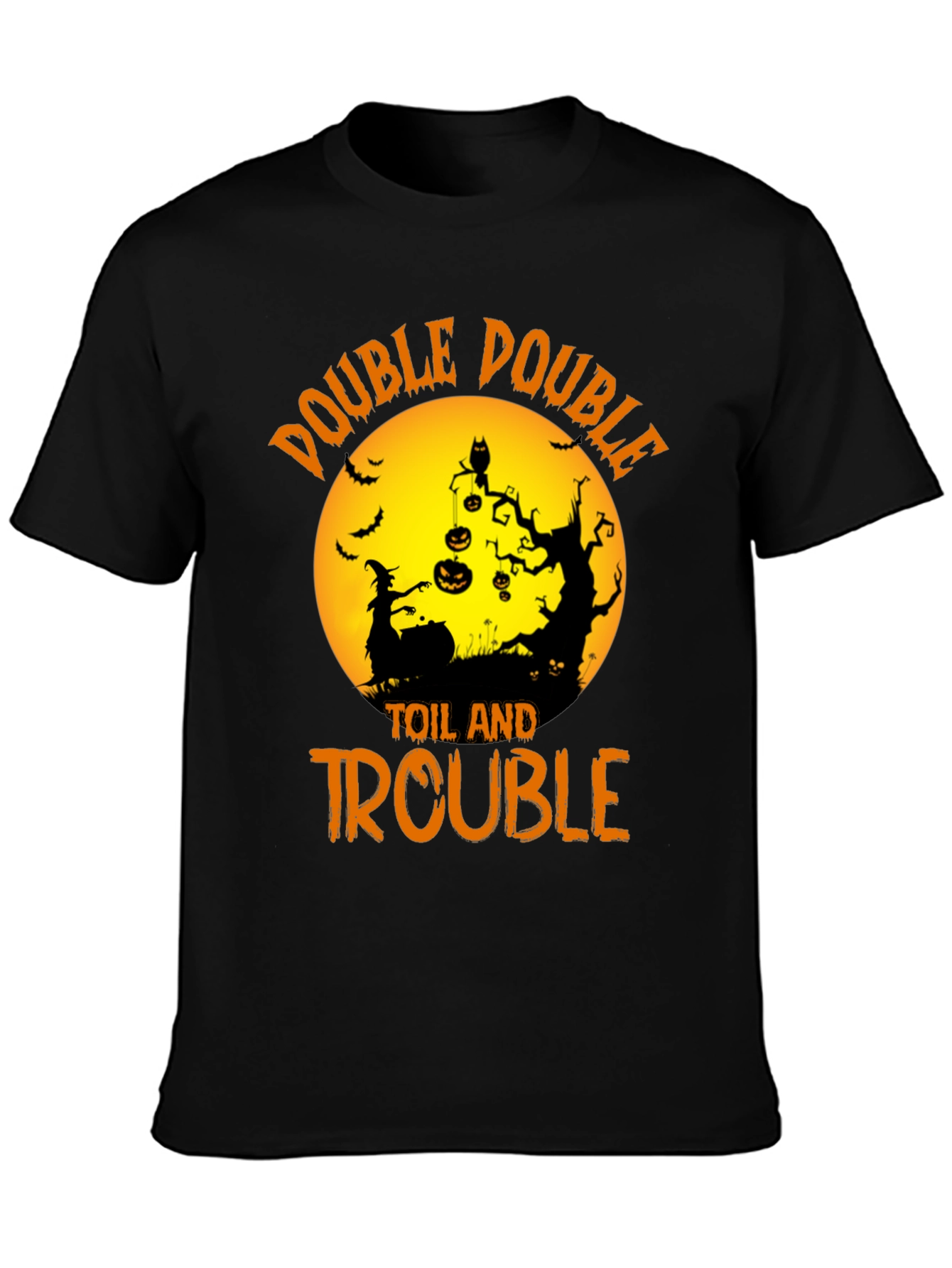 Halloween Double Double Toil and Trouble Graphic Tee