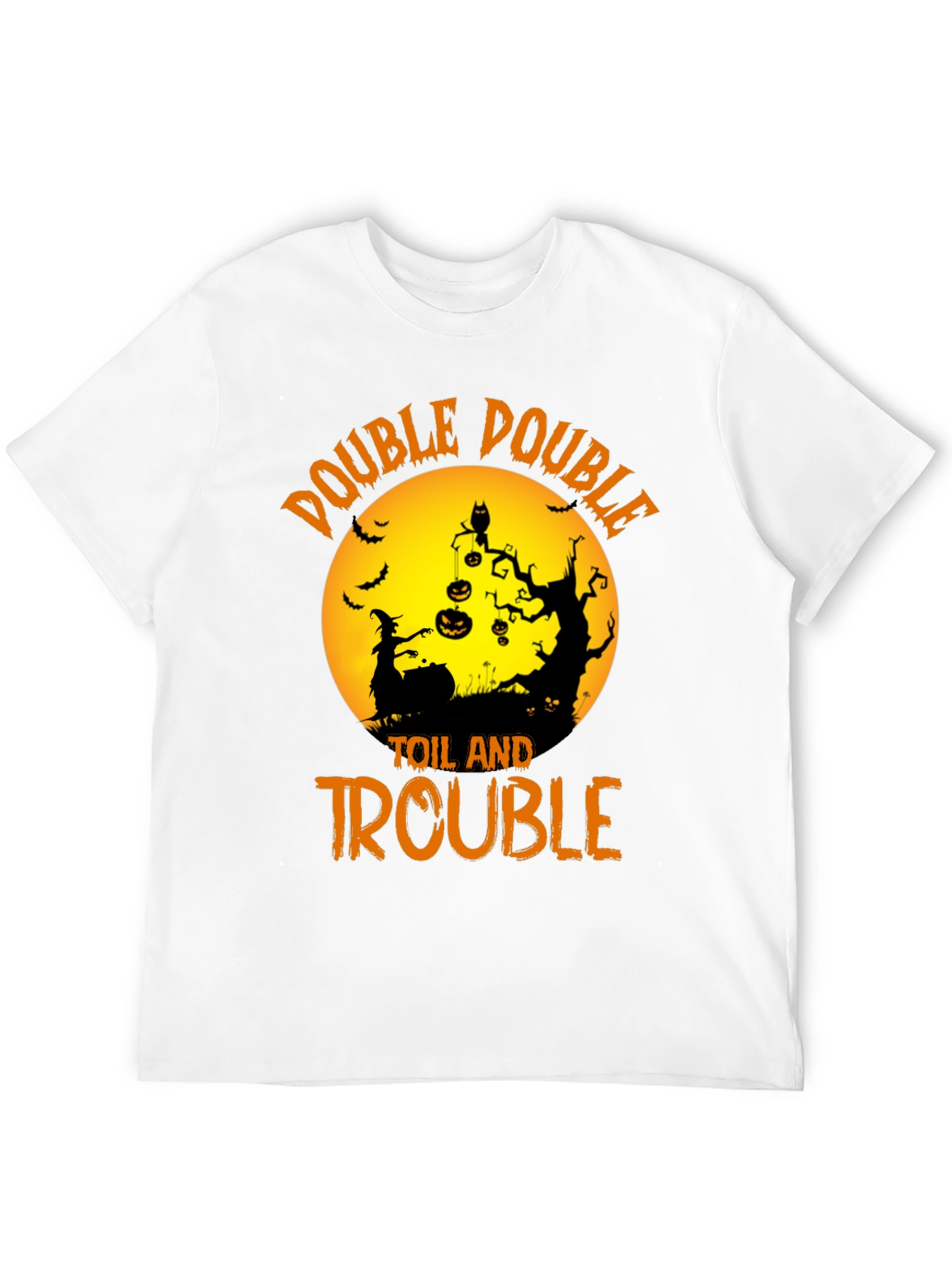 Halloween Double Double Toil and Trouble Graphic Tee