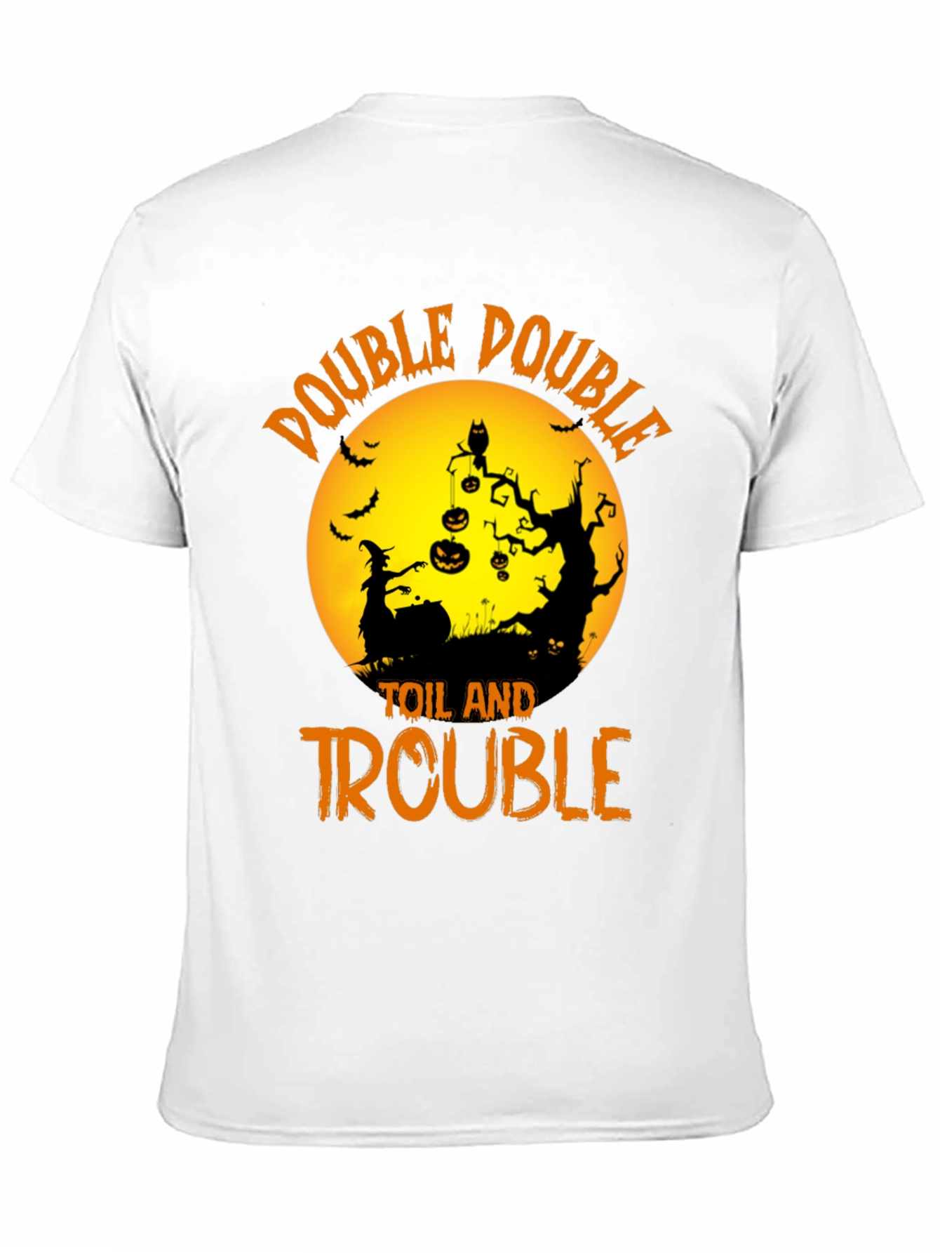 Halloween Double Double Toil and Trouble Graphic Tee
