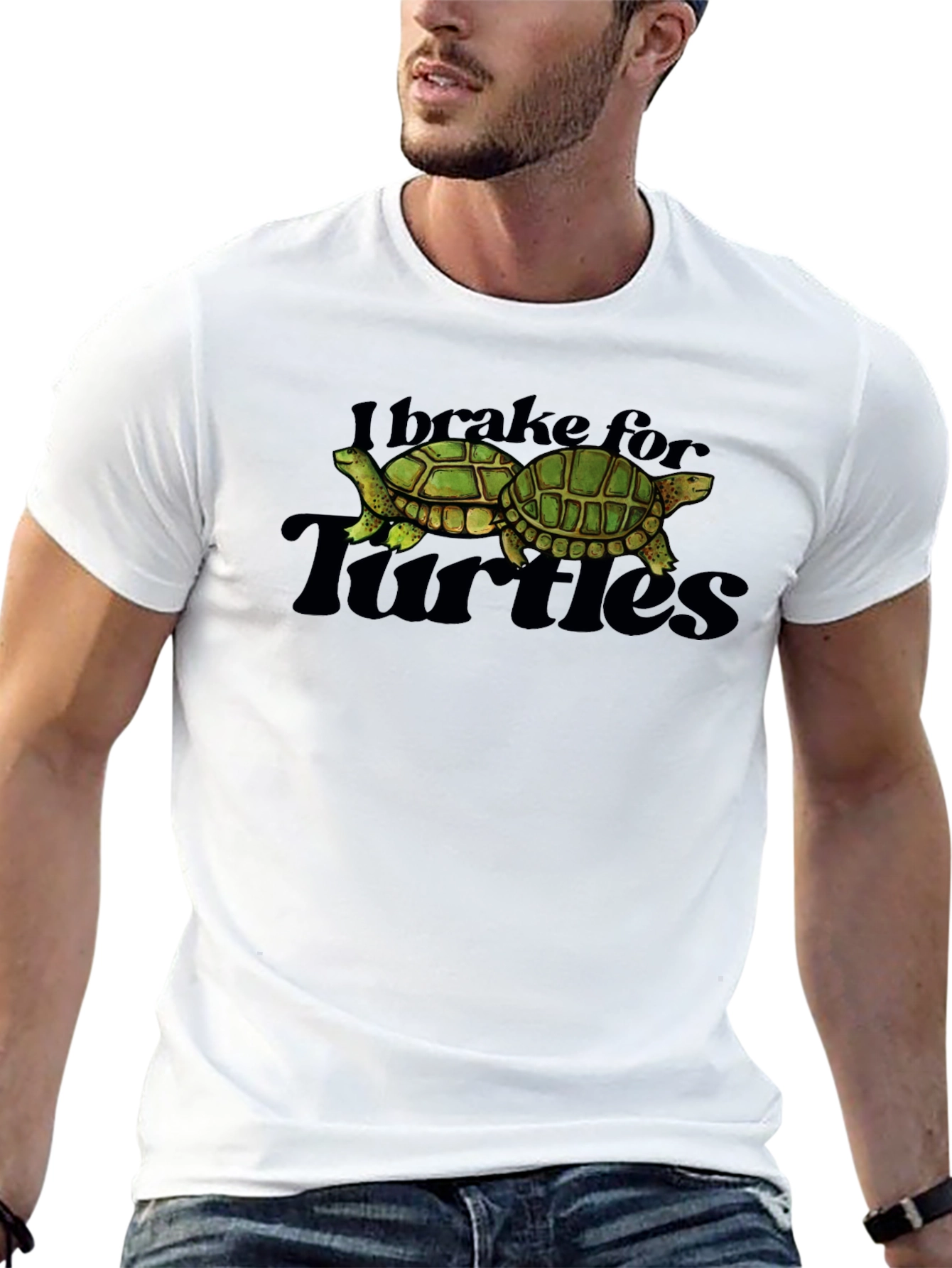 I Brake for Turtles Graphic T-Shirt