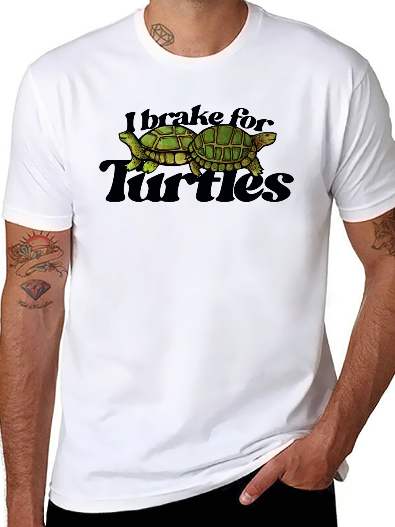 I Brake for Turtles Graphic T-Shirt