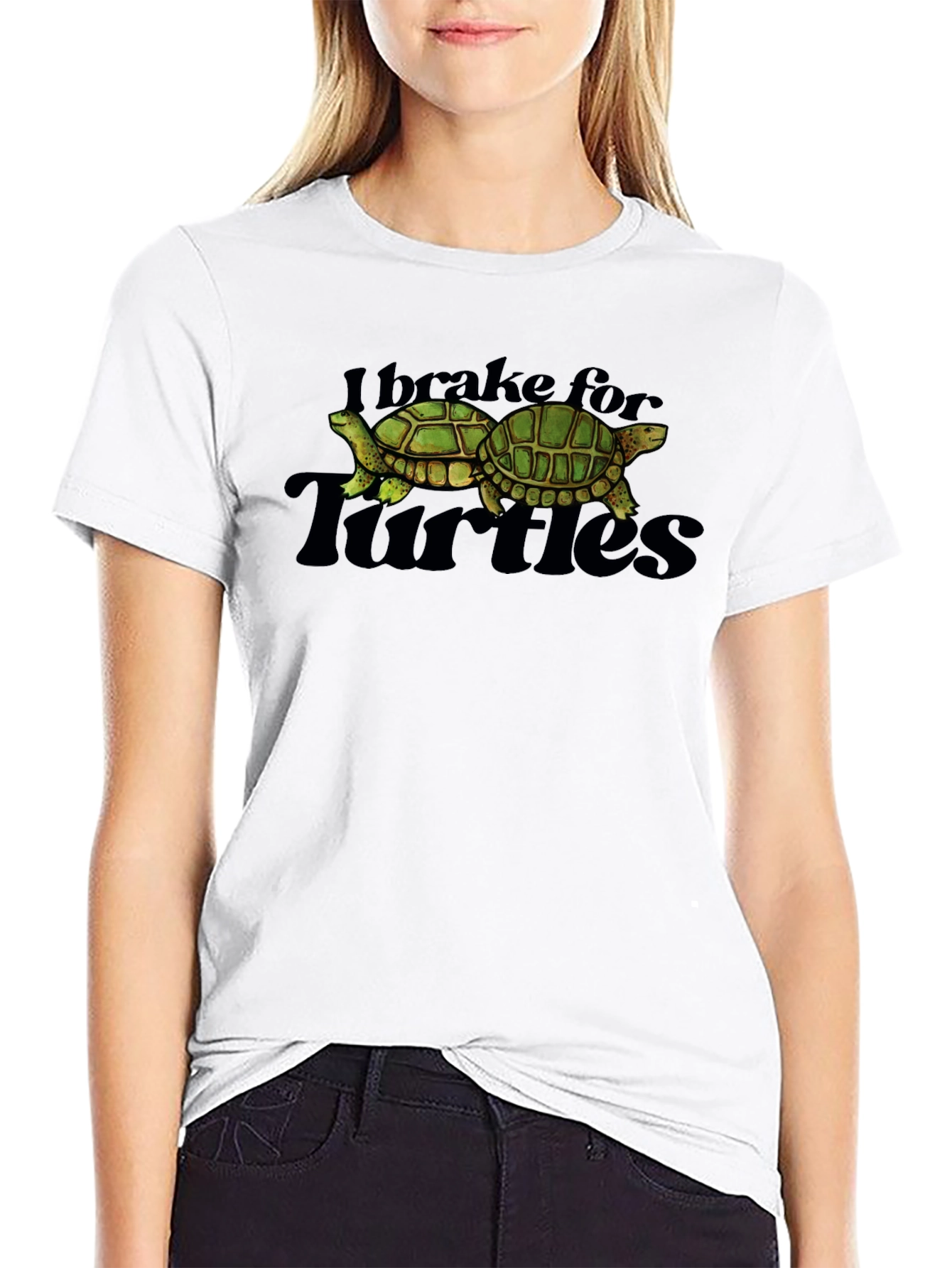I Brake for Turtles Graphic T-Shirt