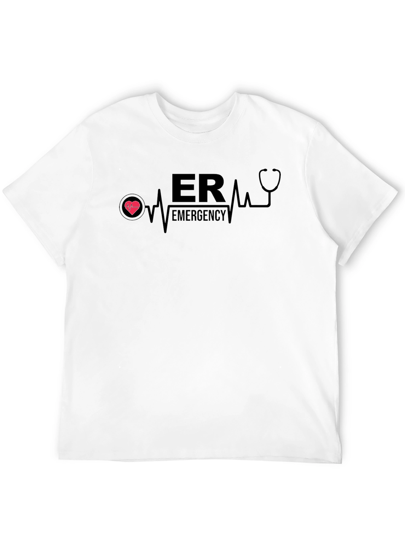 ER Emergency Graphic Print T-Shirt