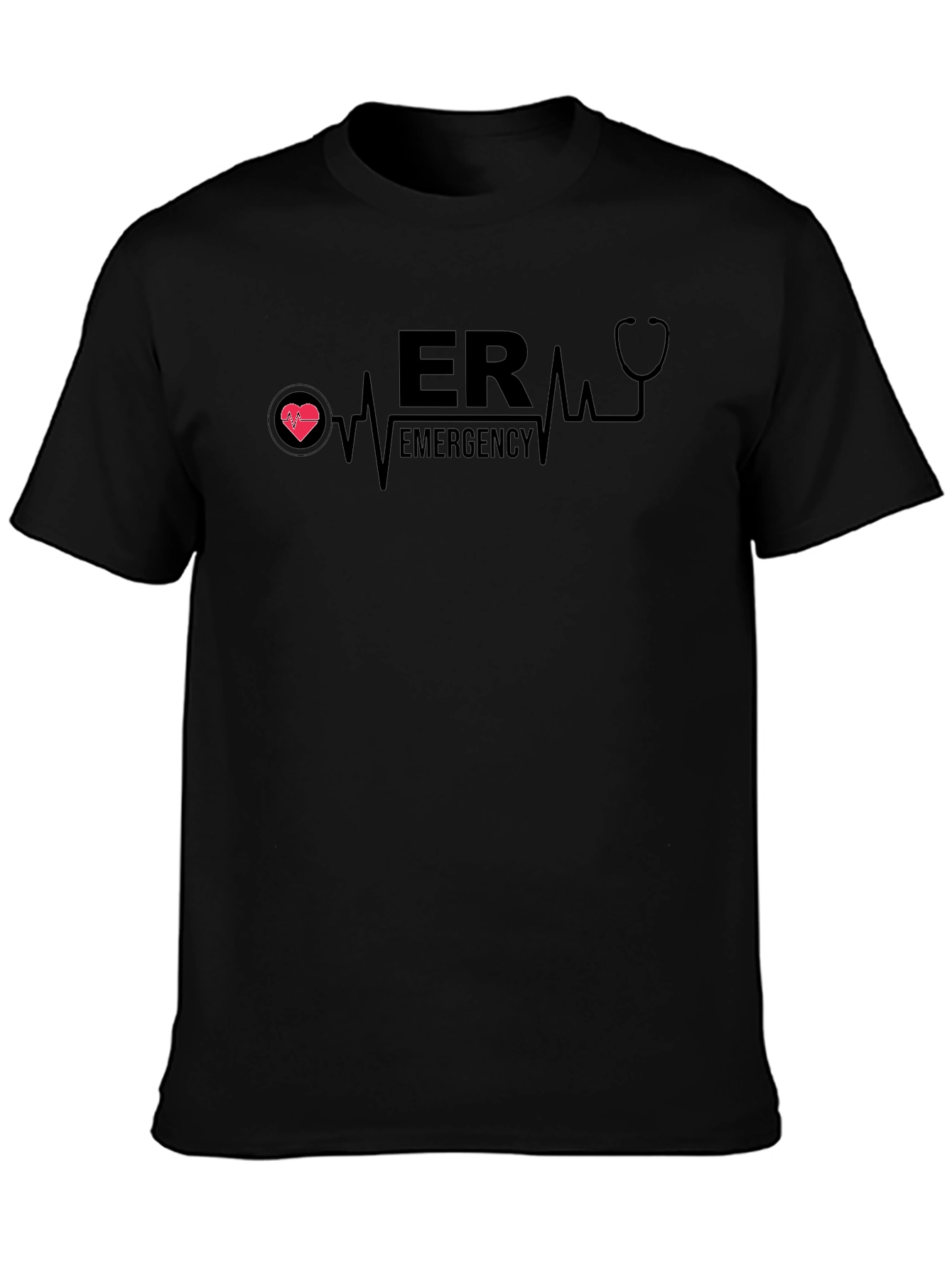 ER Emergency Graphic Print T-Shirt