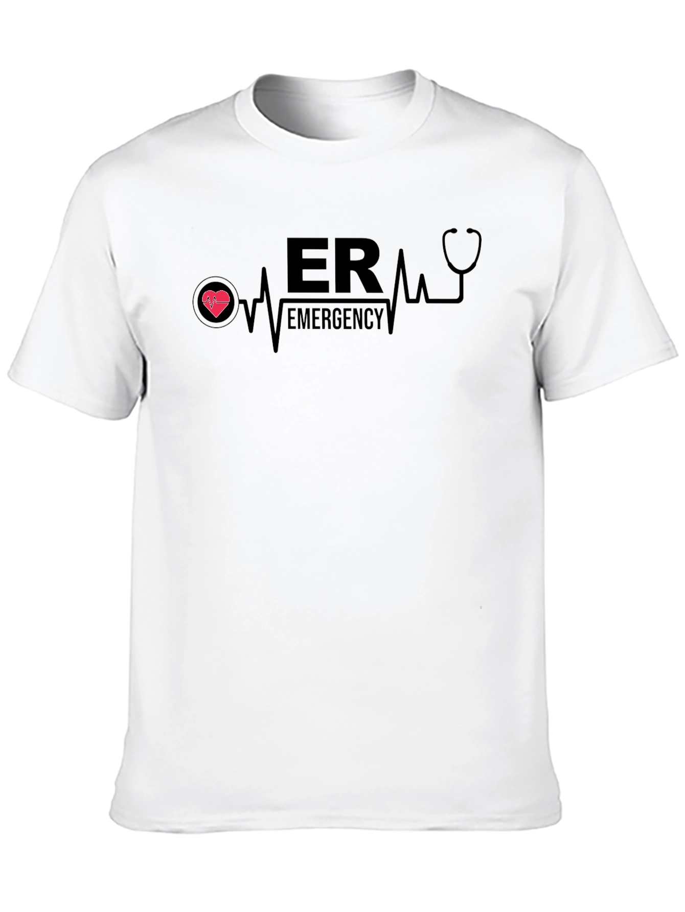 ER Emergency Graphic Print T-Shirt