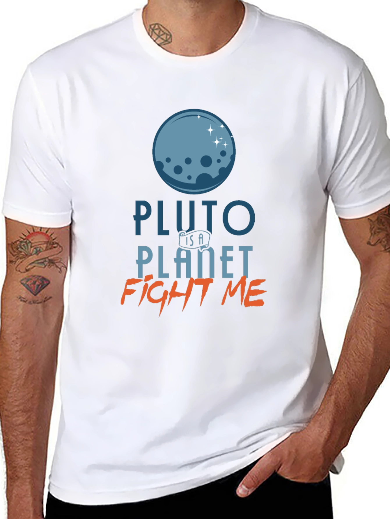 Pluto Is A Planet T-Shirt - Fight Me
