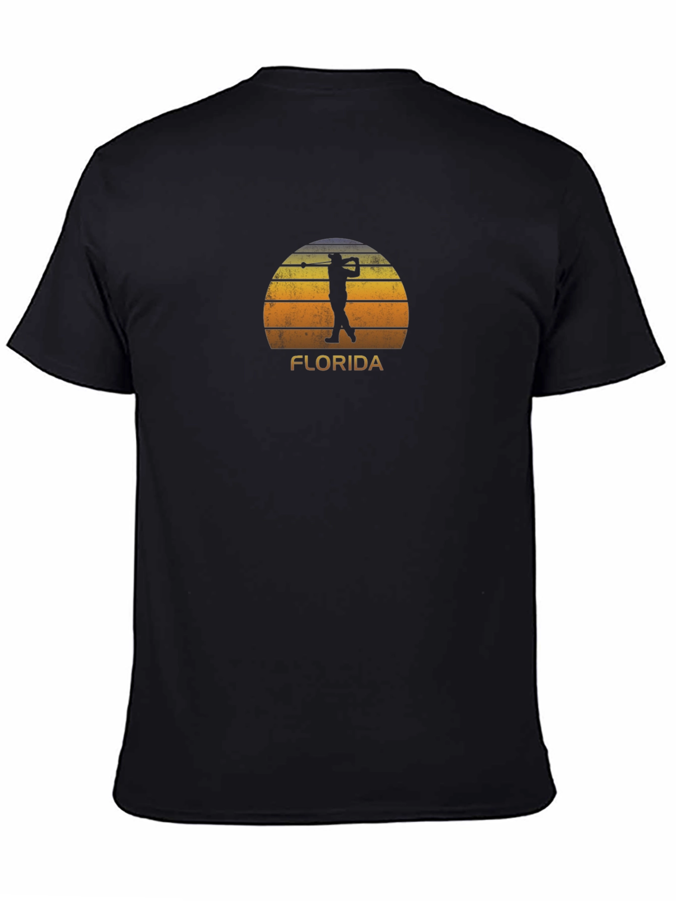 Florida Golf Silhouette Retro T-Shirt