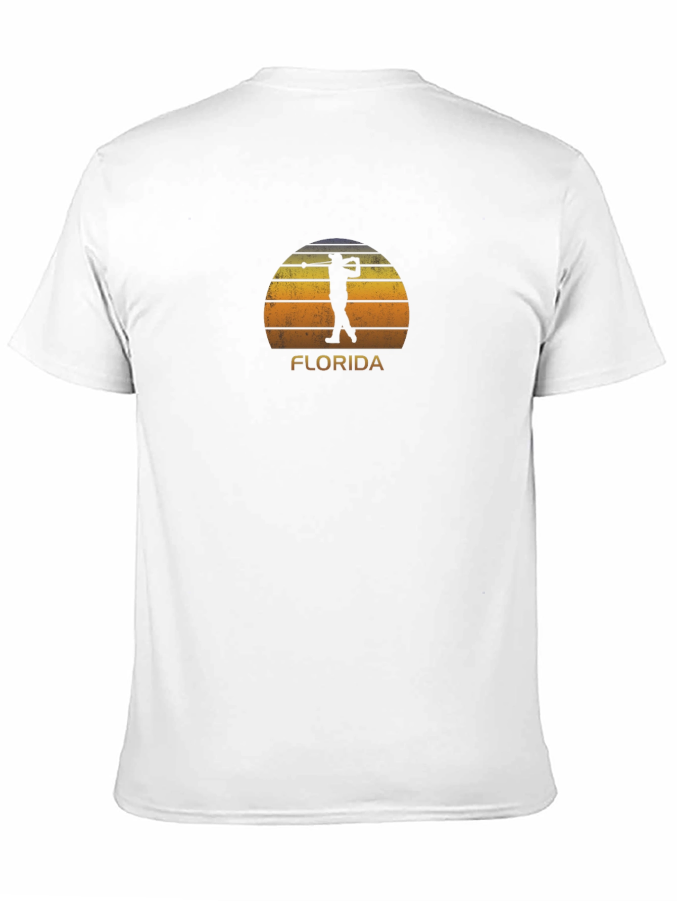 Florida Golf Silhouette Retro T-Shirt