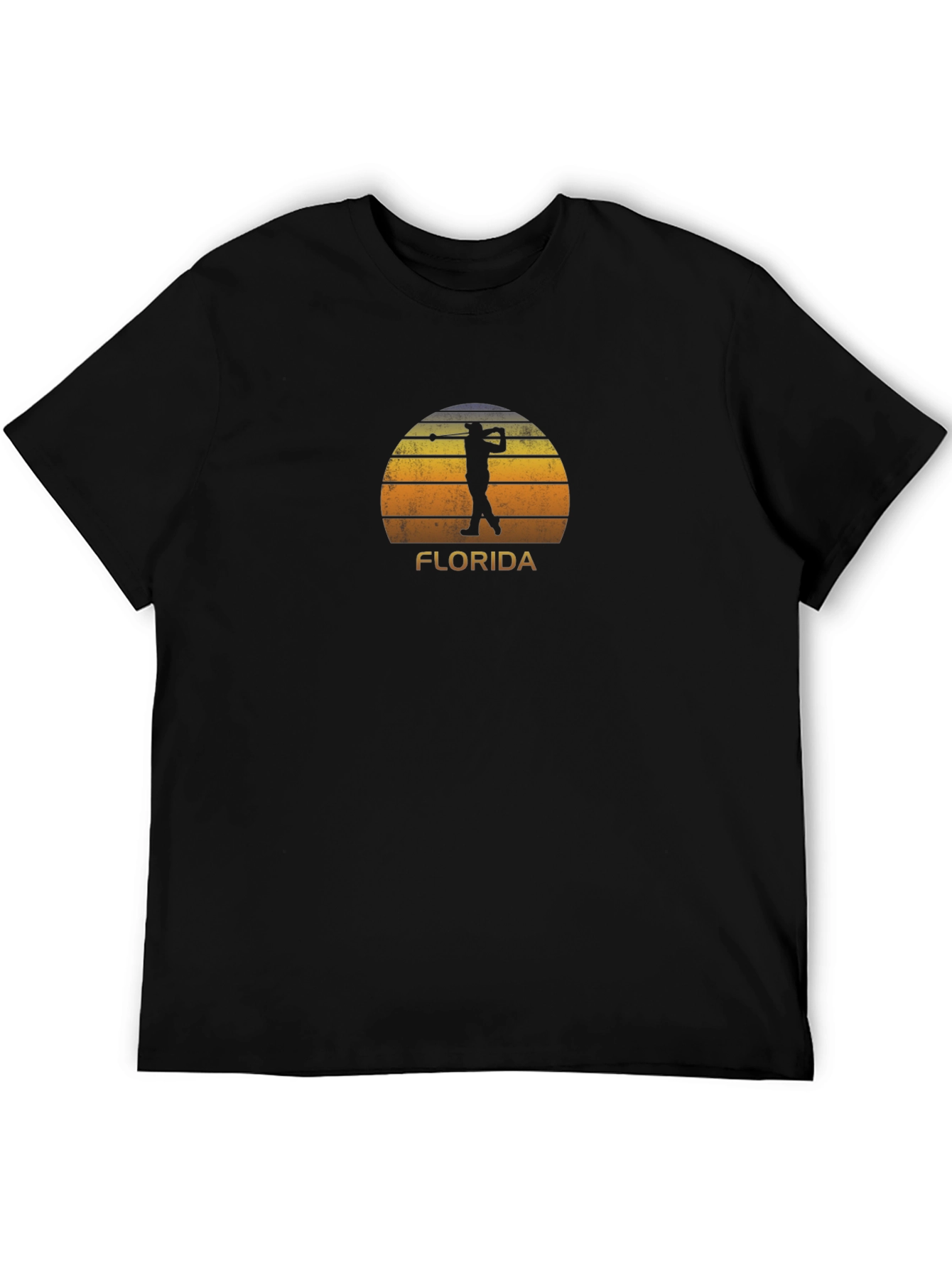 Florida Golf Silhouette Retro T-Shirt