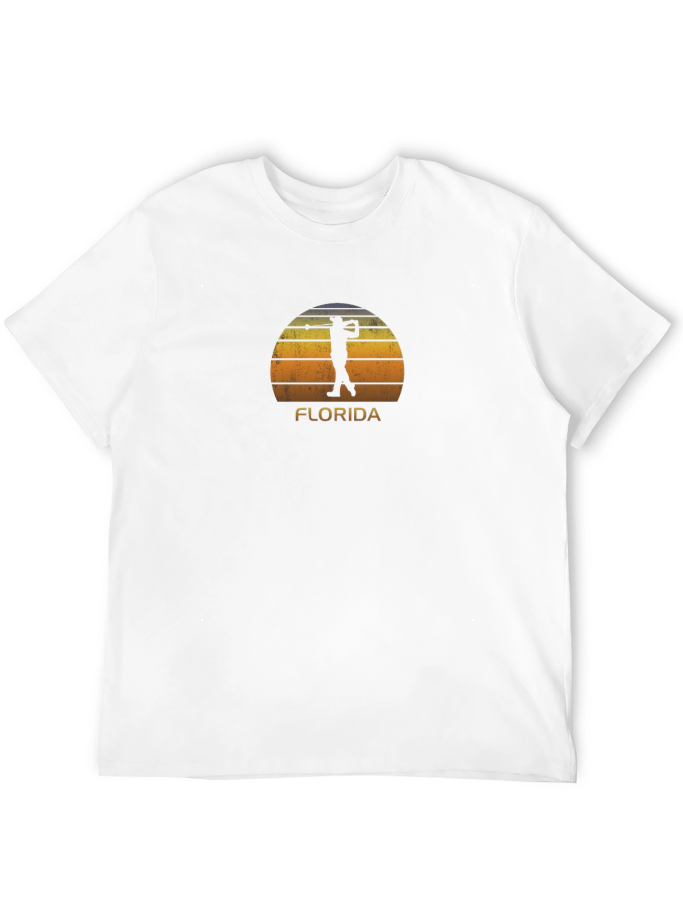 Florida Golf Silhouette Retro T-Shirt