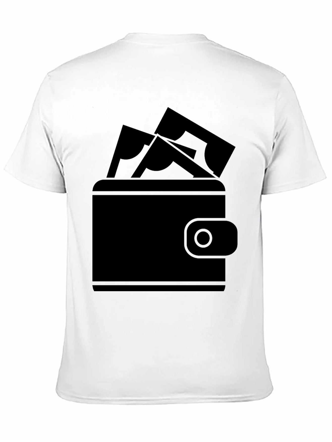 Money Wallet Graphic Tee - Black