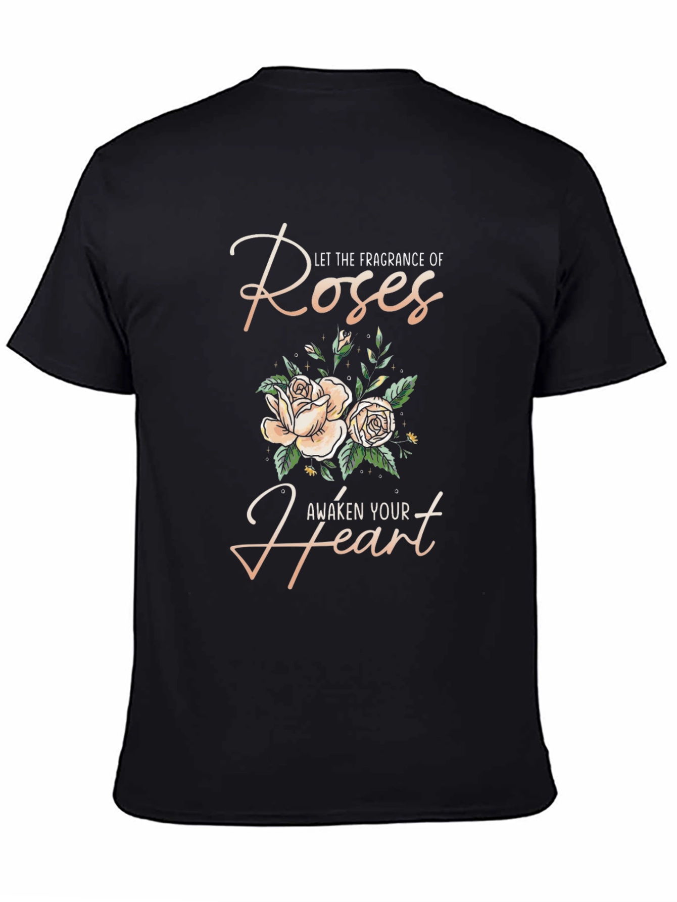 Roses Fragrance Graphic T-Shirt for Men