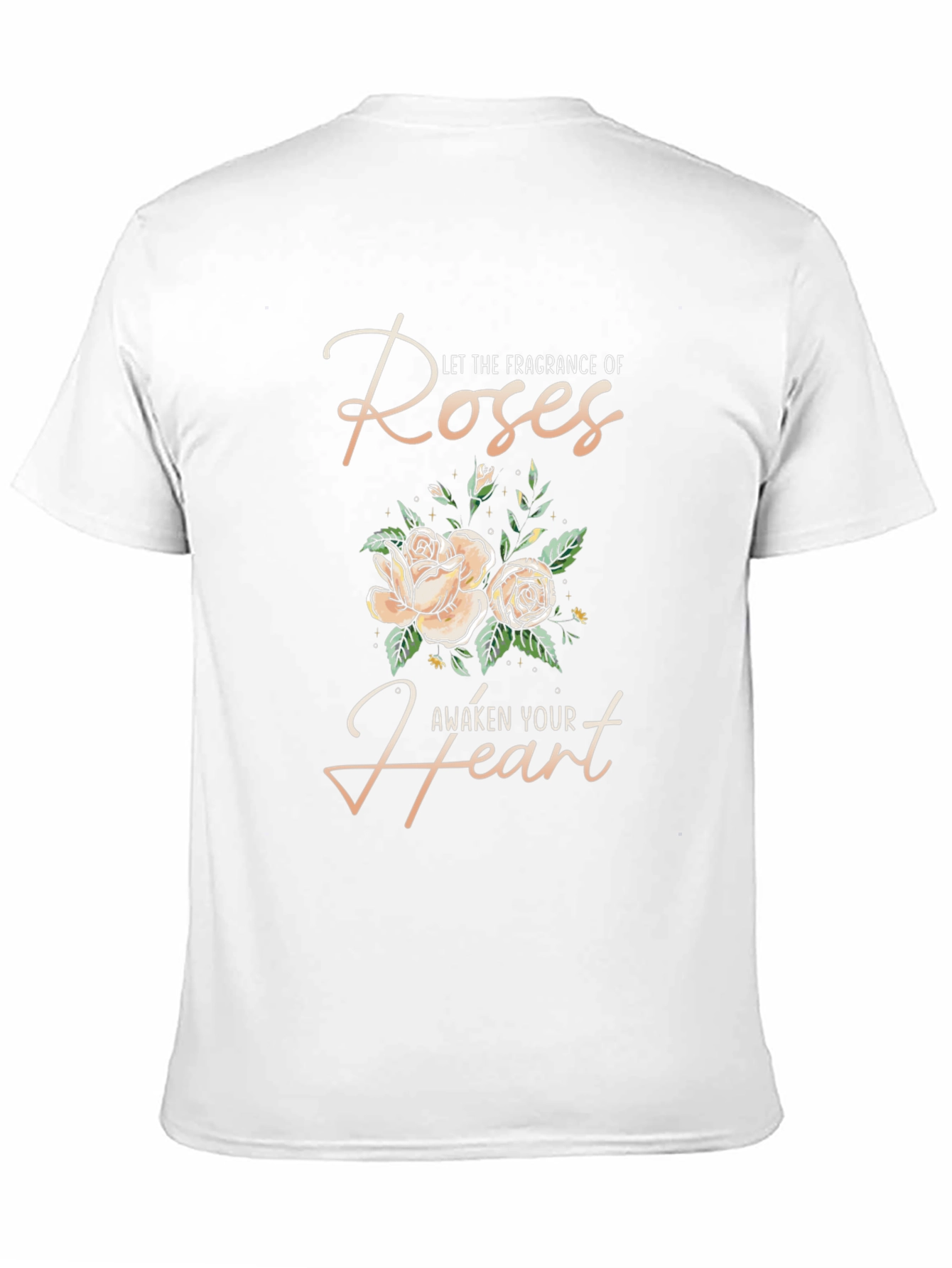 Roses Fragrance Graphic T-Shirt for Men
