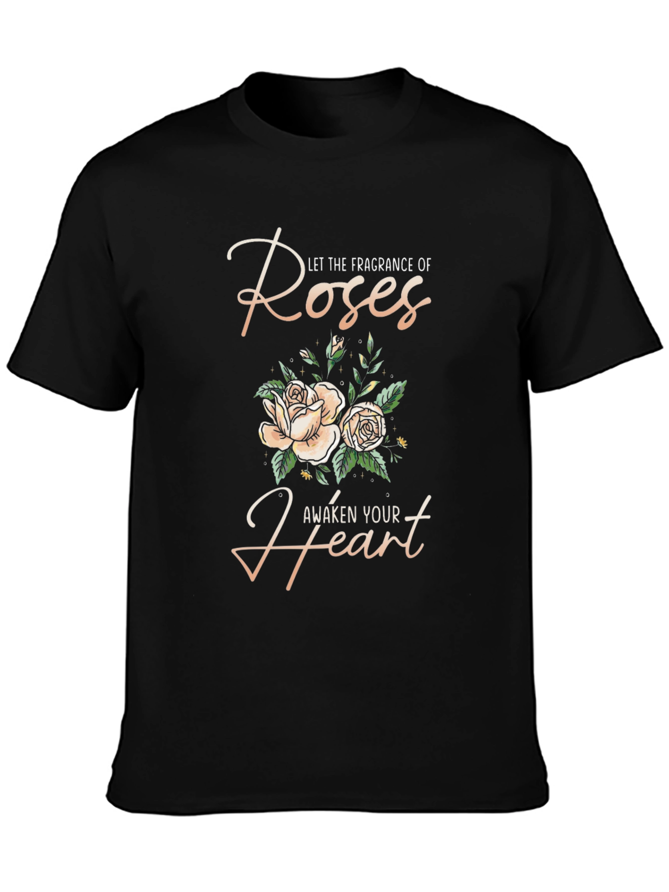 Roses Fragrance Graphic T-Shirt for Men