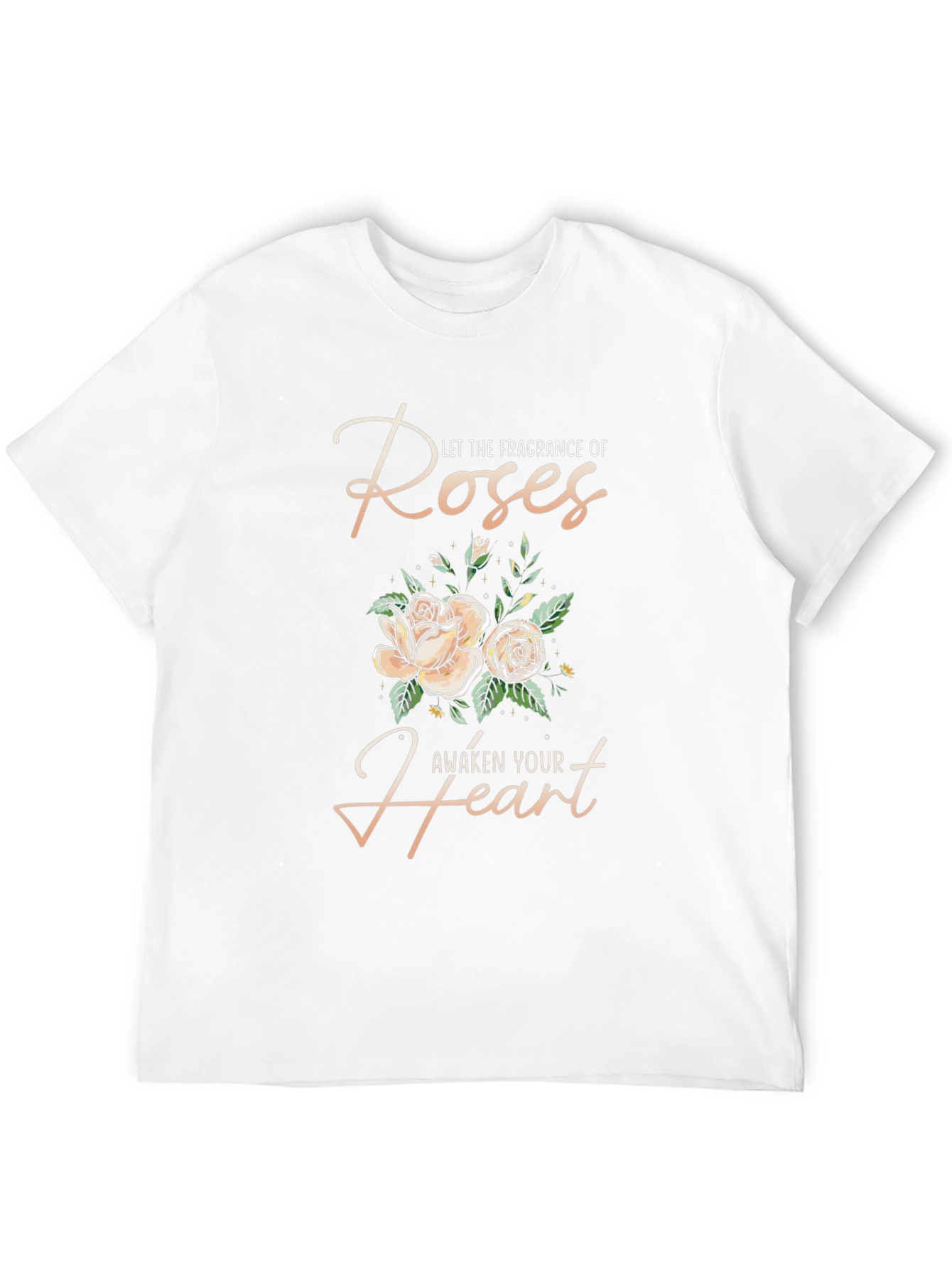 Roses Fragrance Graphic T-Shirt for Men