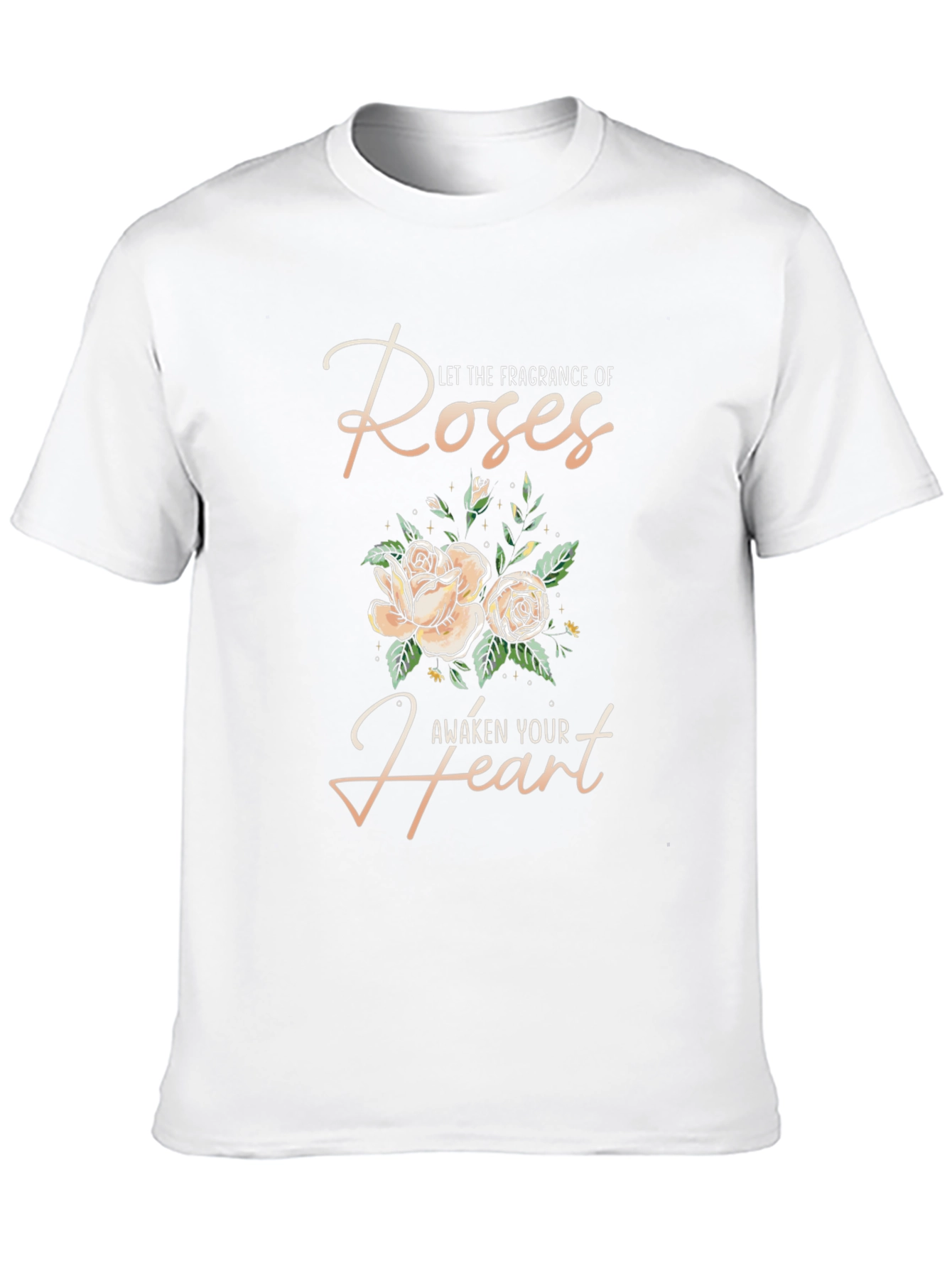 Roses Fragrance Graphic T-Shirt for Men