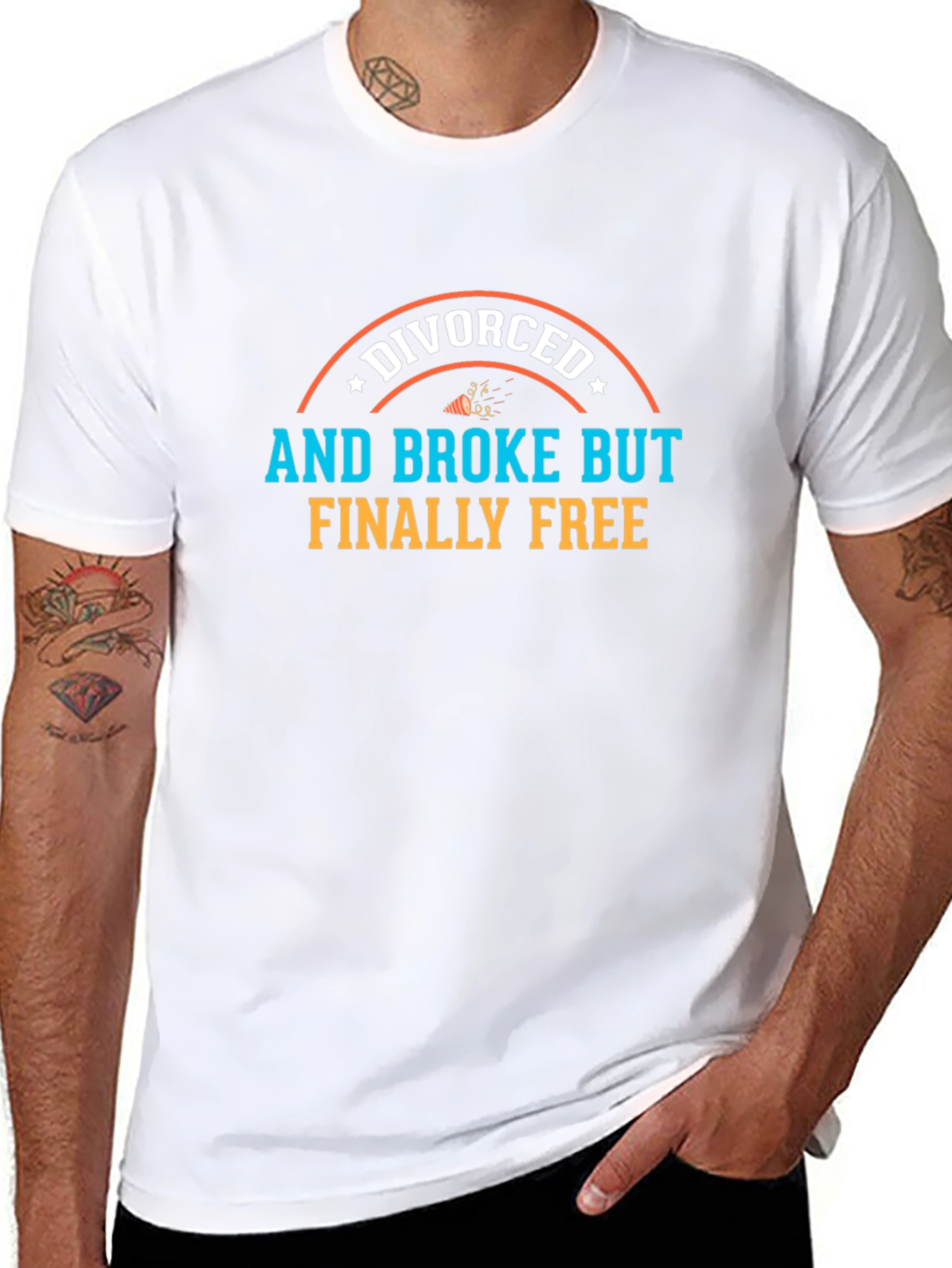 Divorced and Broke But Finally Free T-Shirt
