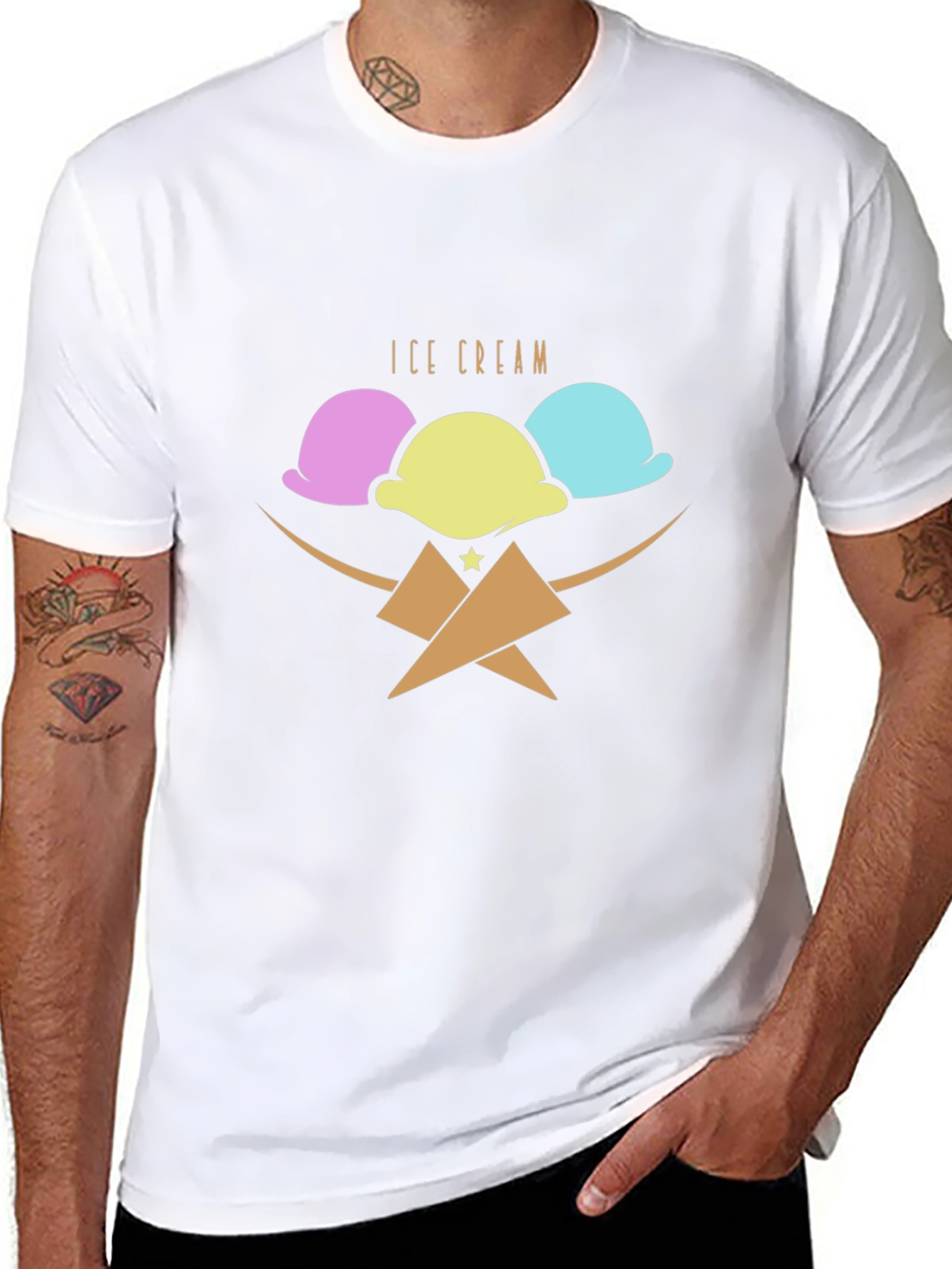 Ice Cream Graphic Tee - Stylish Casual Wear