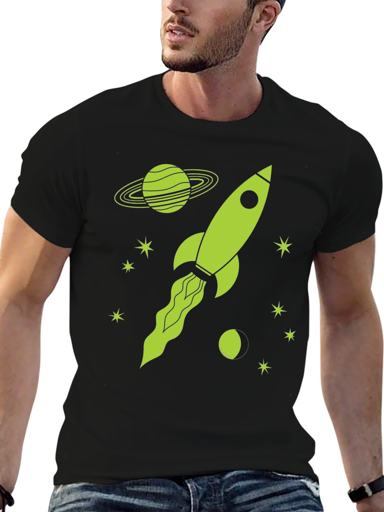 Rocket Planet Graphic Tee