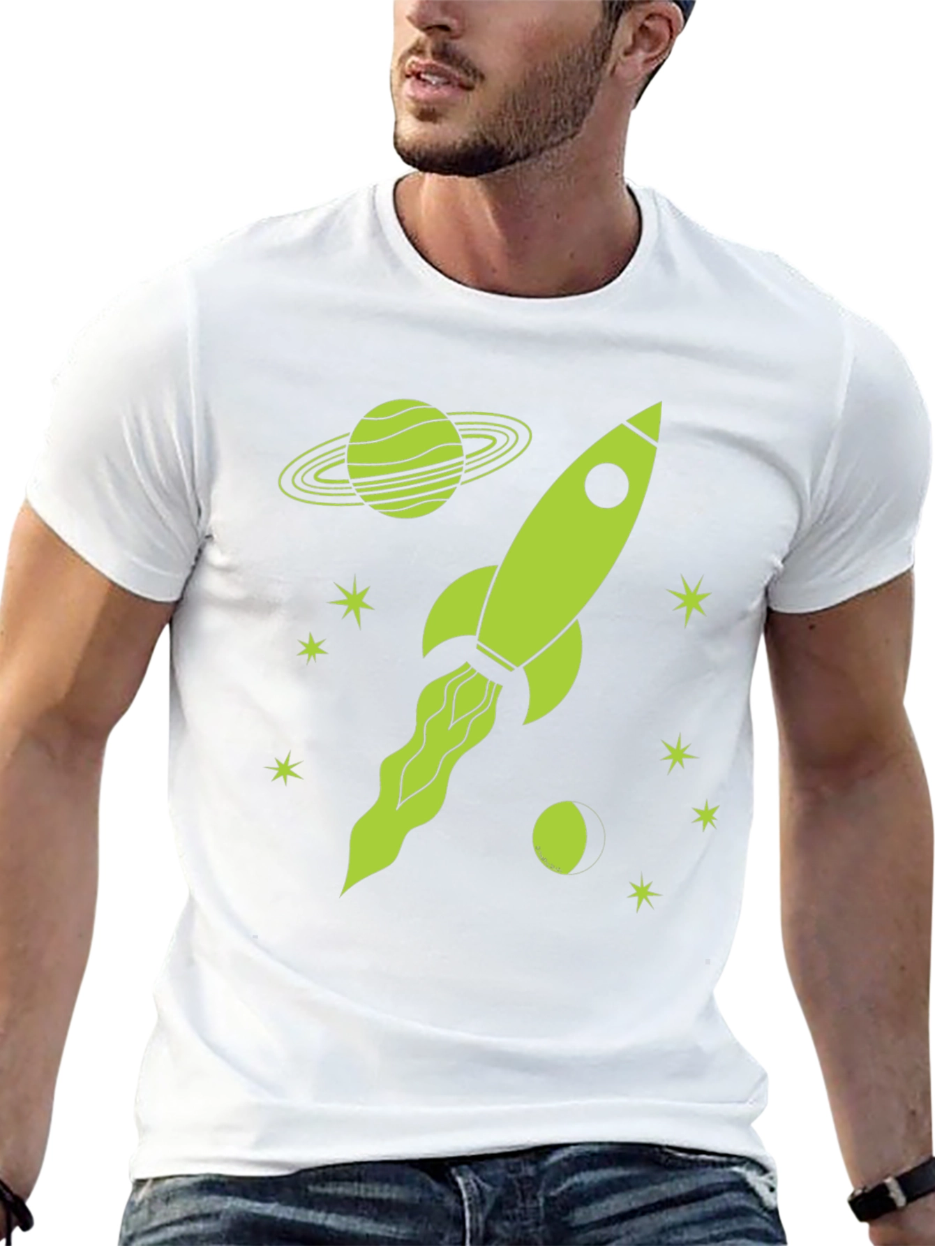 Rocket Planet Graphic Tee