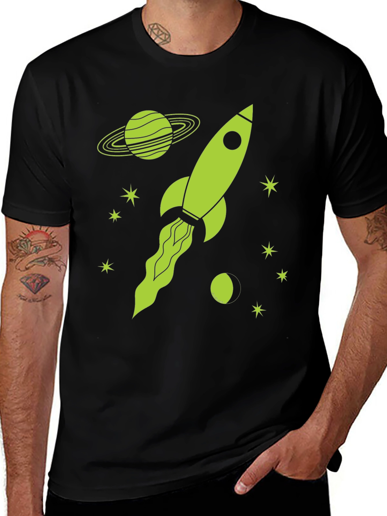 Rocket Planet Graphic Tee
