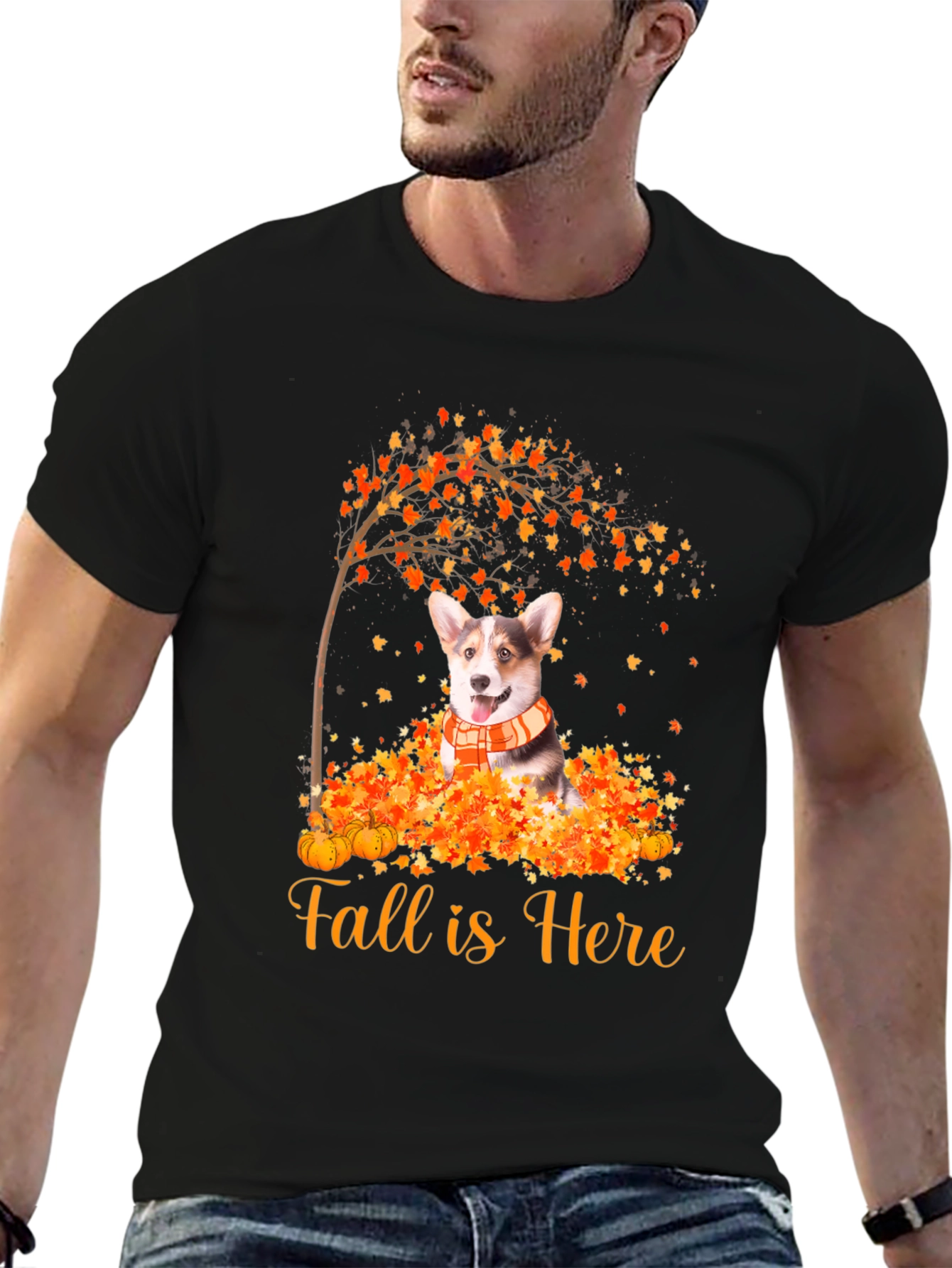 Fall Corgi T-Shirt