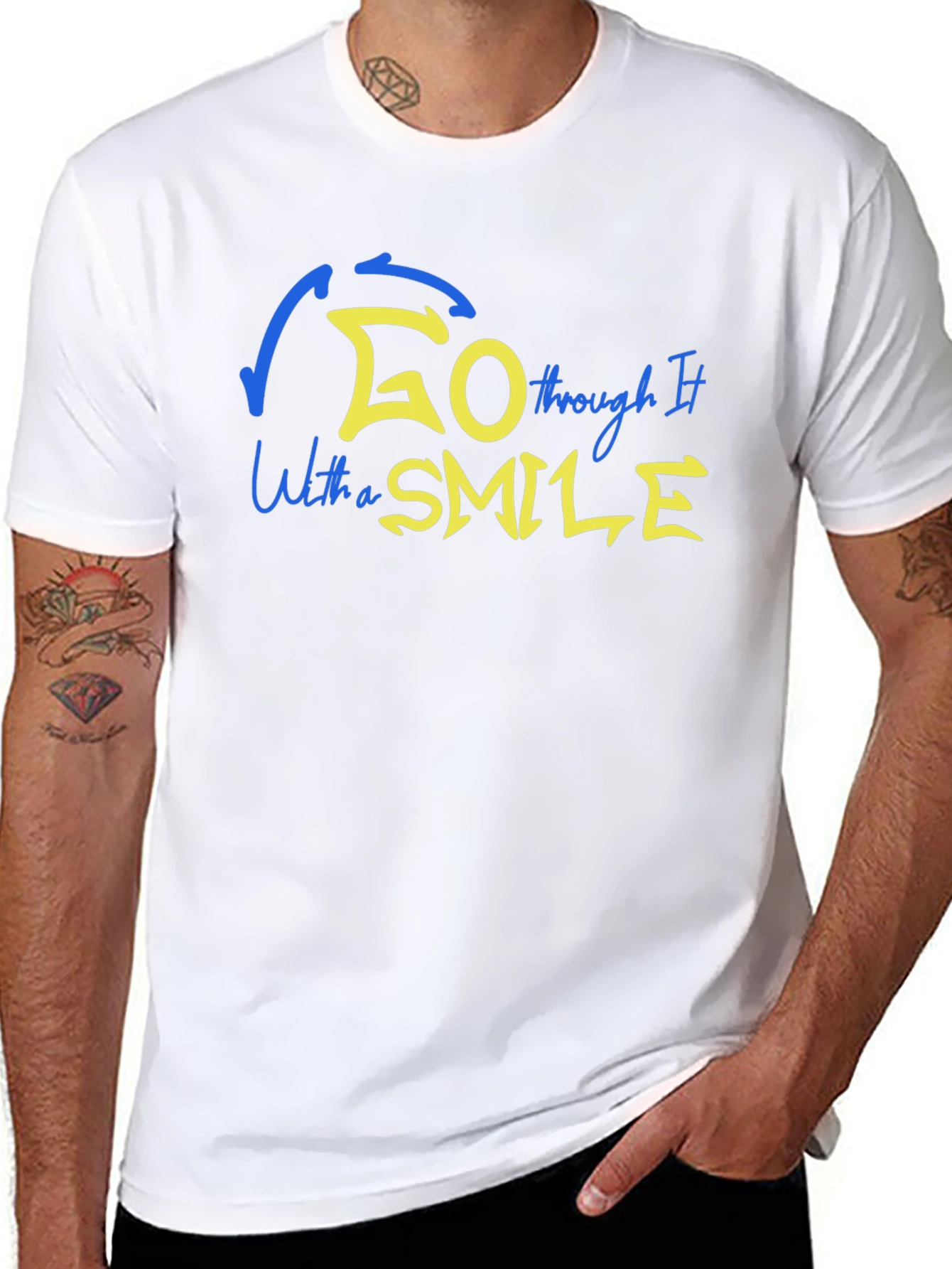 Go Through It With A Smile Graphic T-Shirt