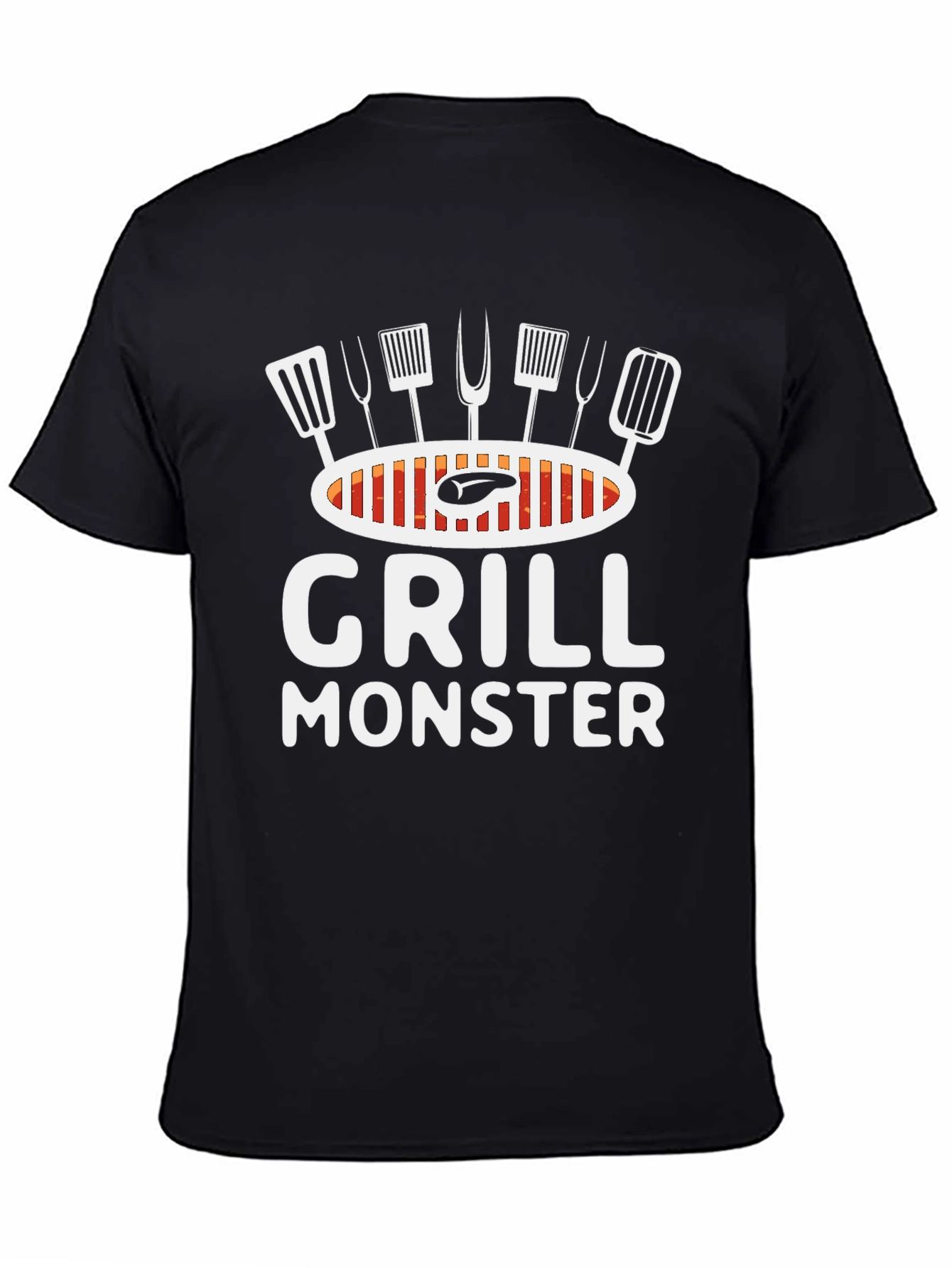 Grill Monster T-Shirt - BBQ Cookout Tee