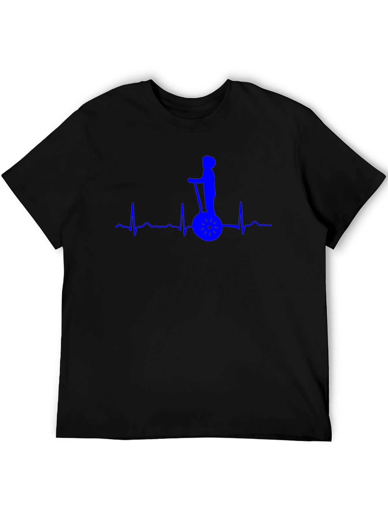 Unicycle Pulse T-Shirt - Black Cotton