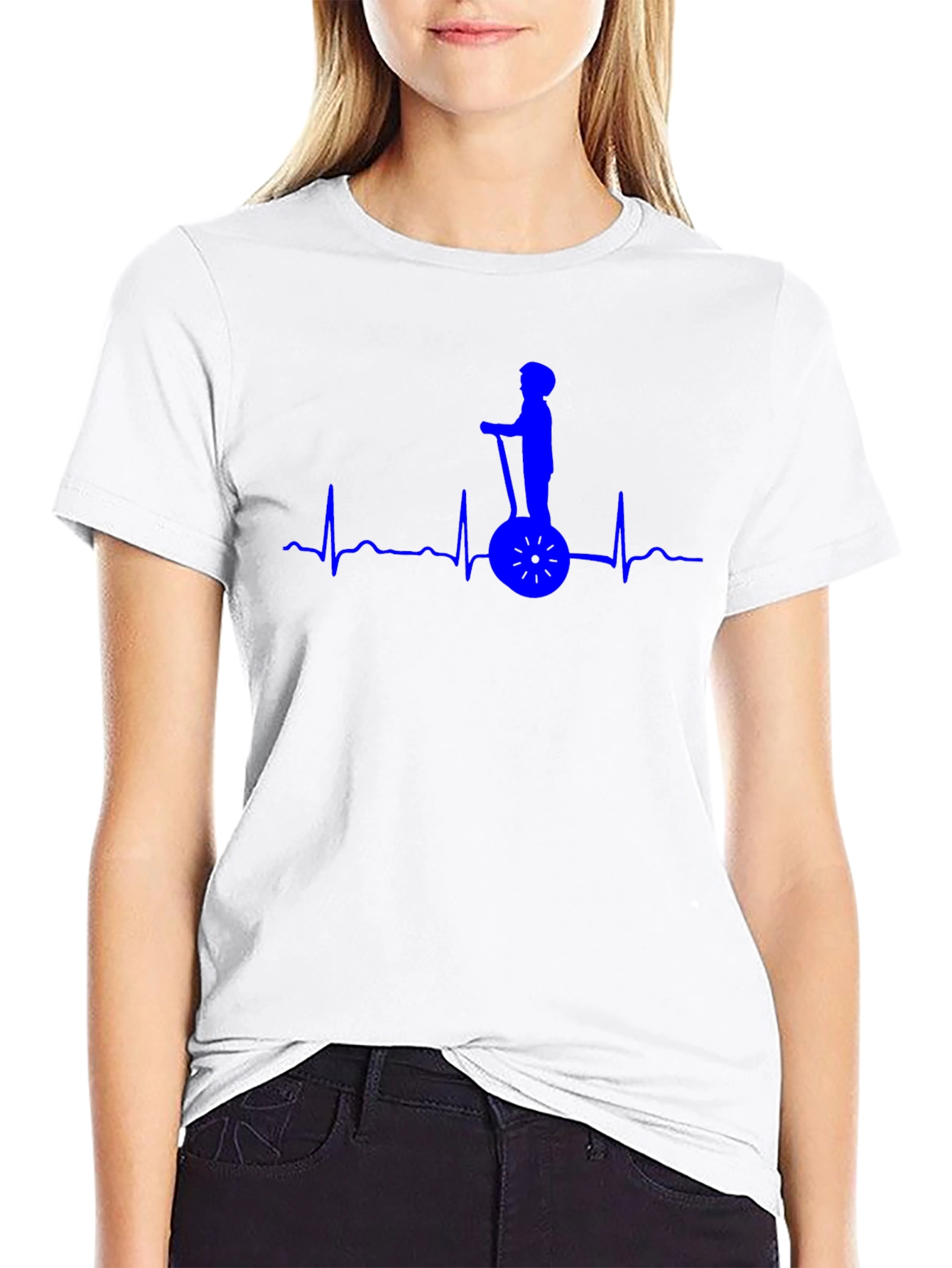 Unicycle Pulse T-Shirt - Black Cotton