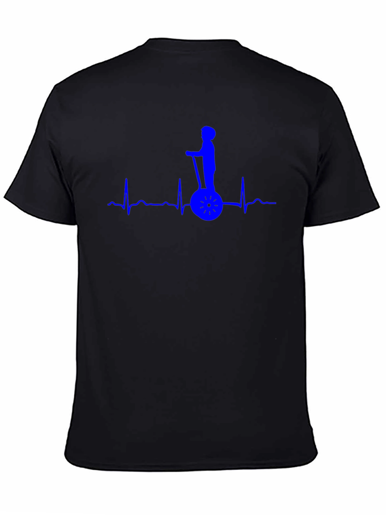 Unicycle Pulse T-Shirt - Black Cotton