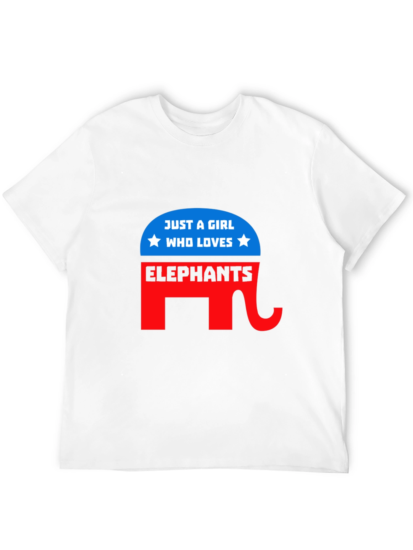 Girl Loves Elephants T-Shirt