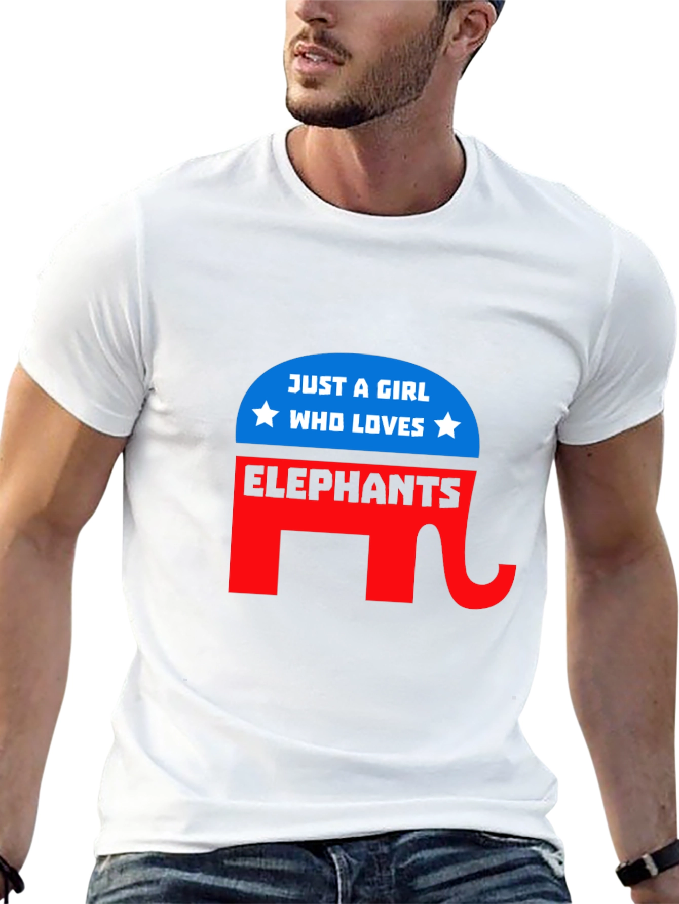 Girl Loves Elephants T-Shirt