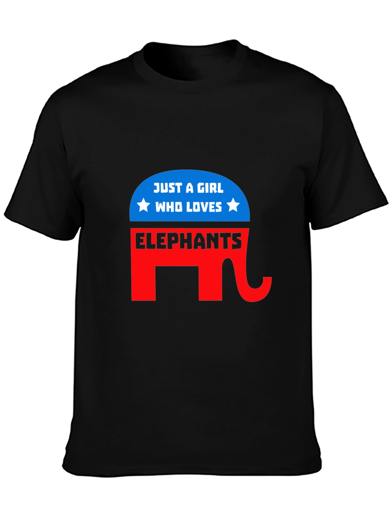 Girl Loves Elephants T-Shirt