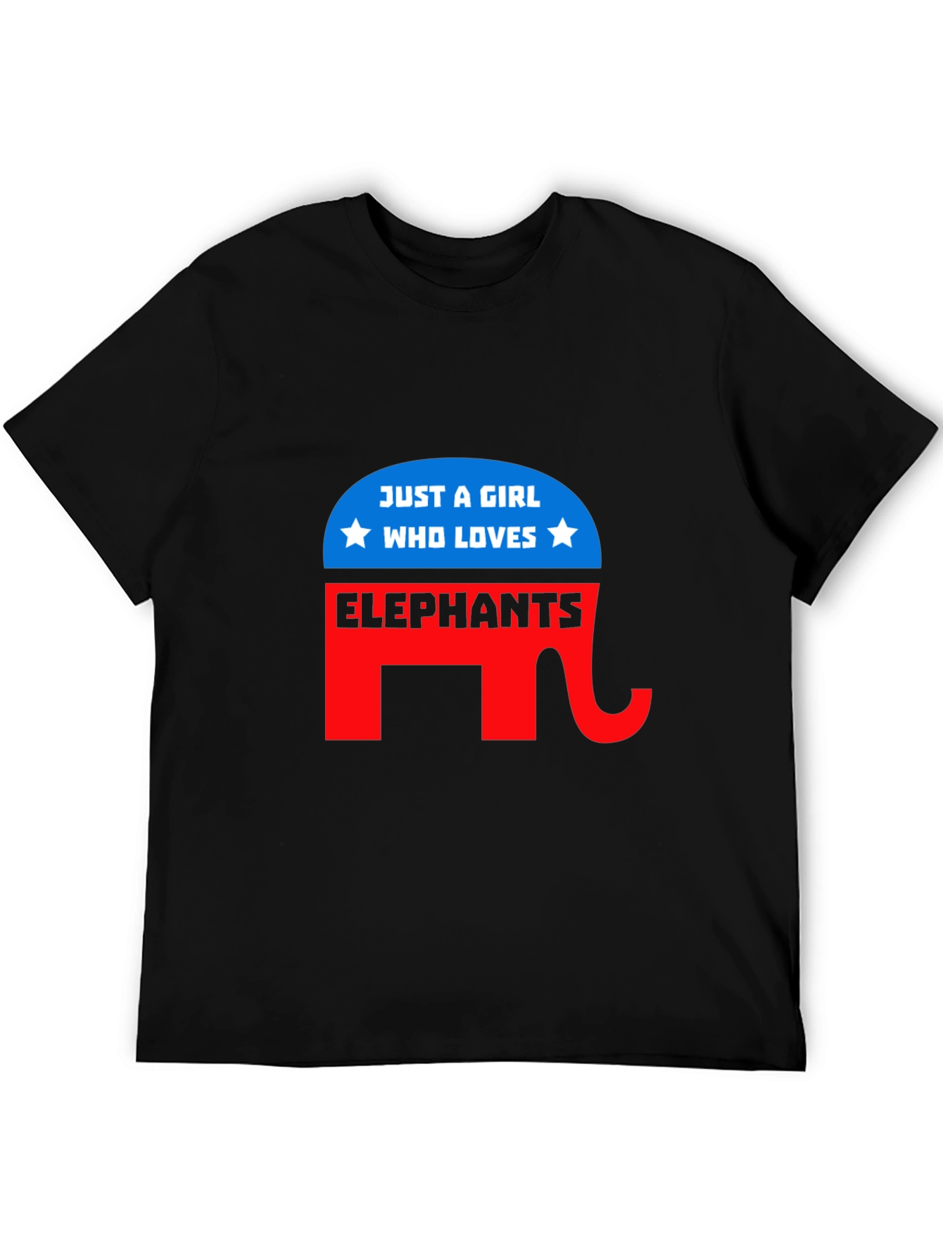 Girl Loves Elephants T-Shirt