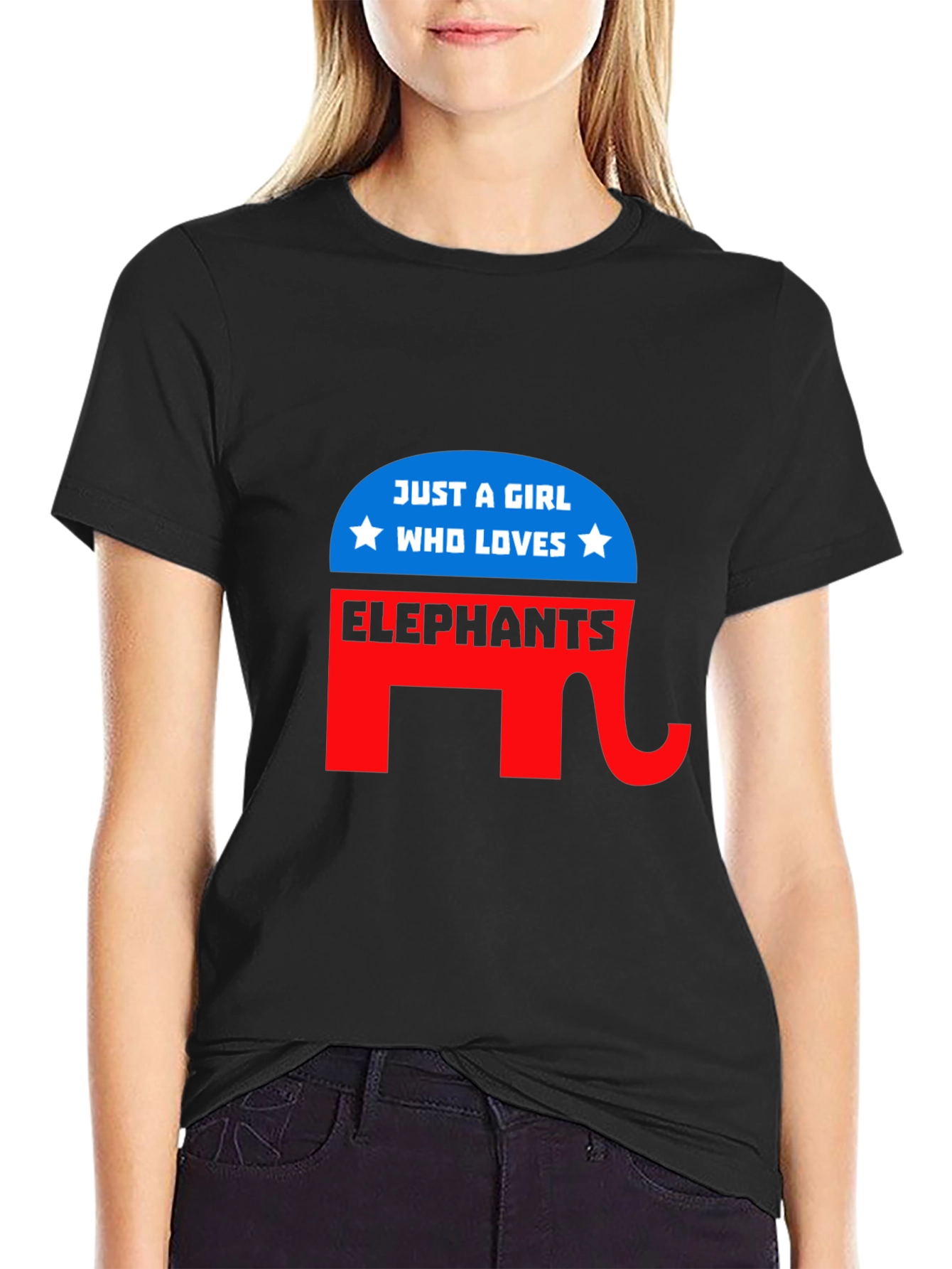 Girl Loves Elephants T-Shirt