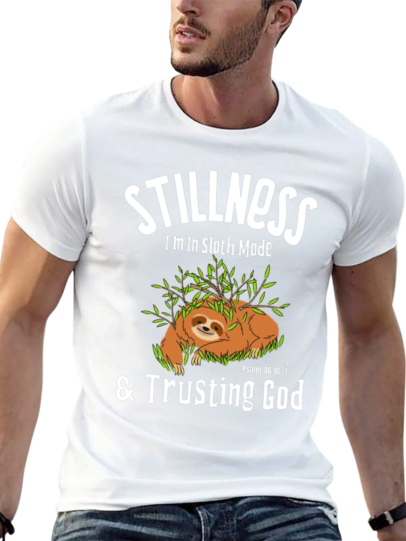 Stillness Sloth Mode T-Shirt - Trusting God Tee