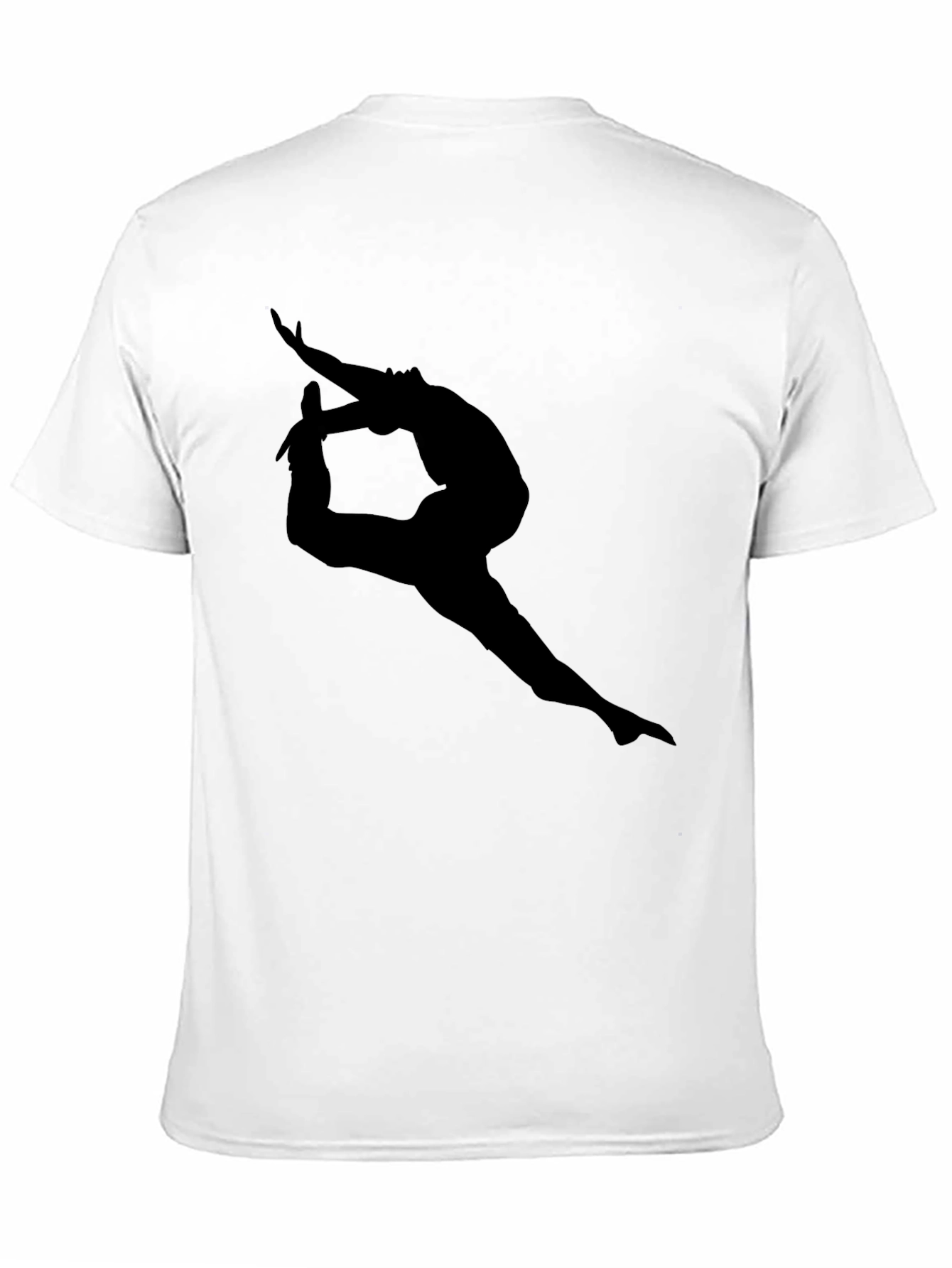 Yoga Silhouette Black T-Shirt