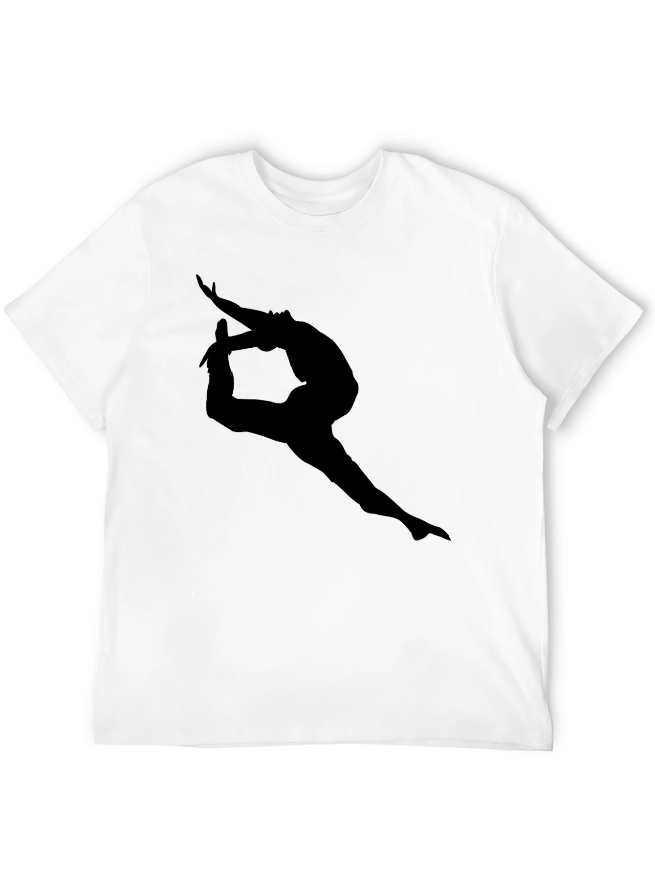 Yoga Silhouette Black T-Shirt