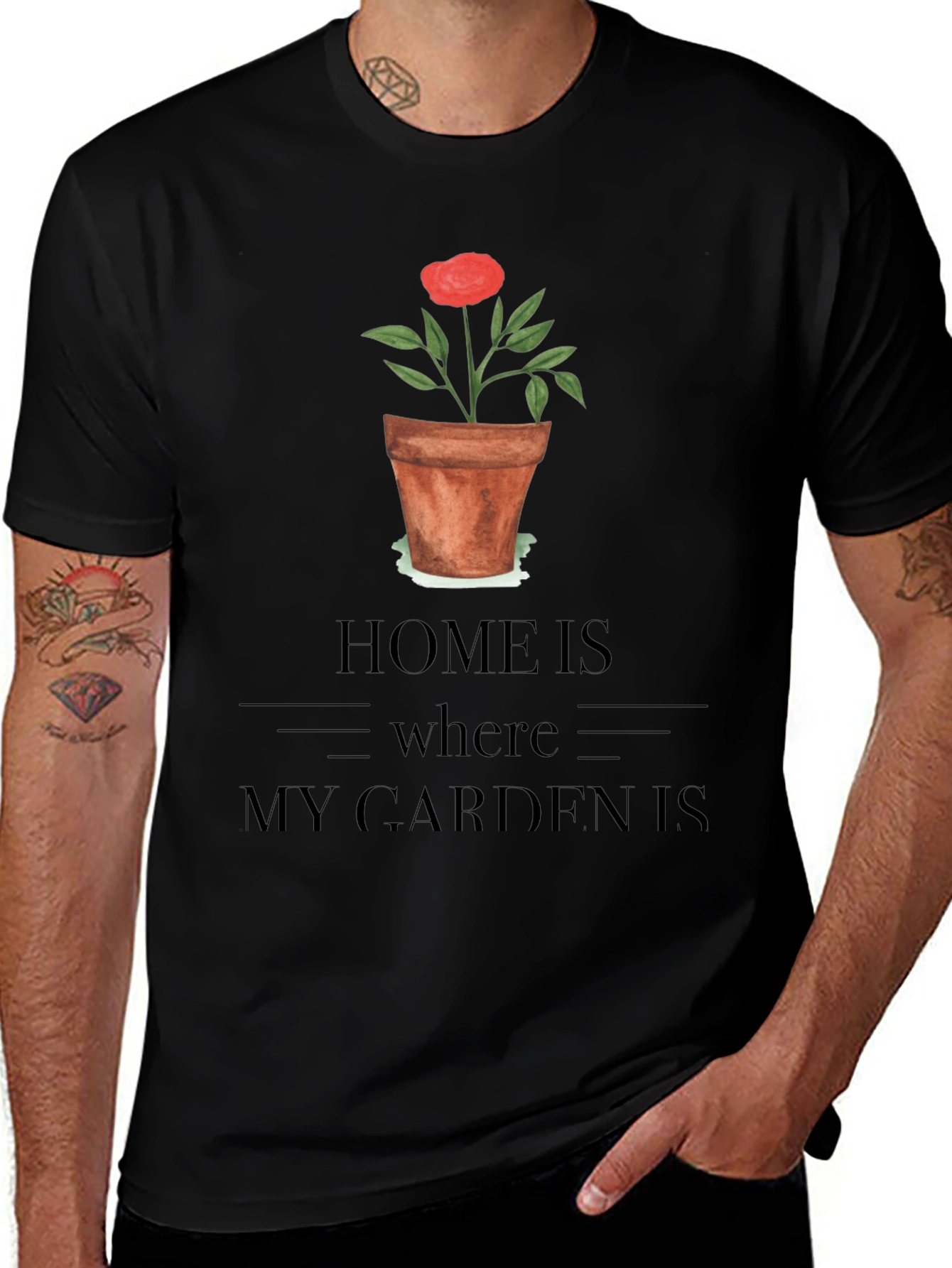 Home Is Where My Garden Is T-Shirt