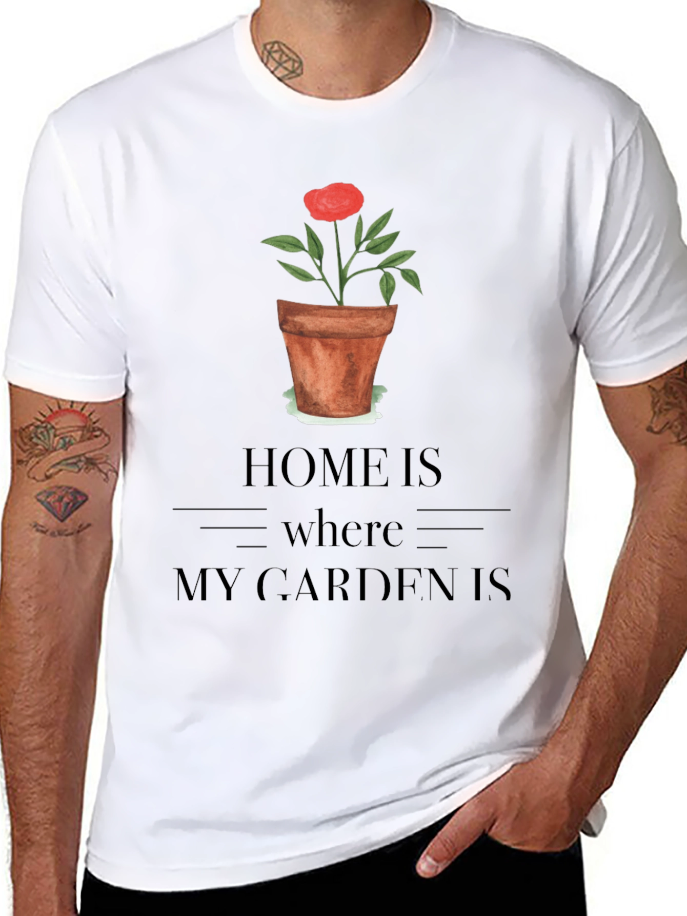 Home Is Where My Garden Is T-Shirt