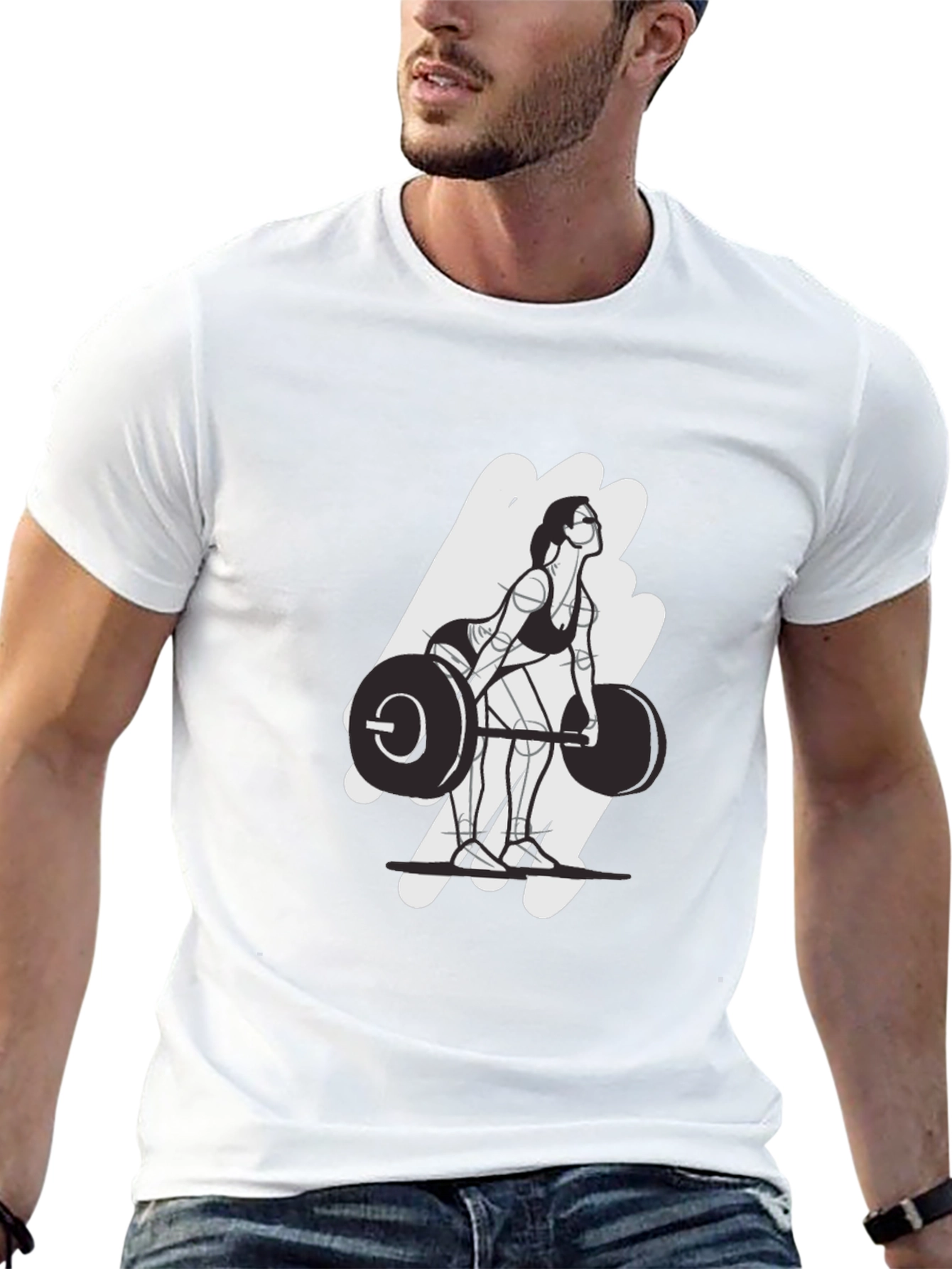 Weightlifting Womans Graphic Tee - Black