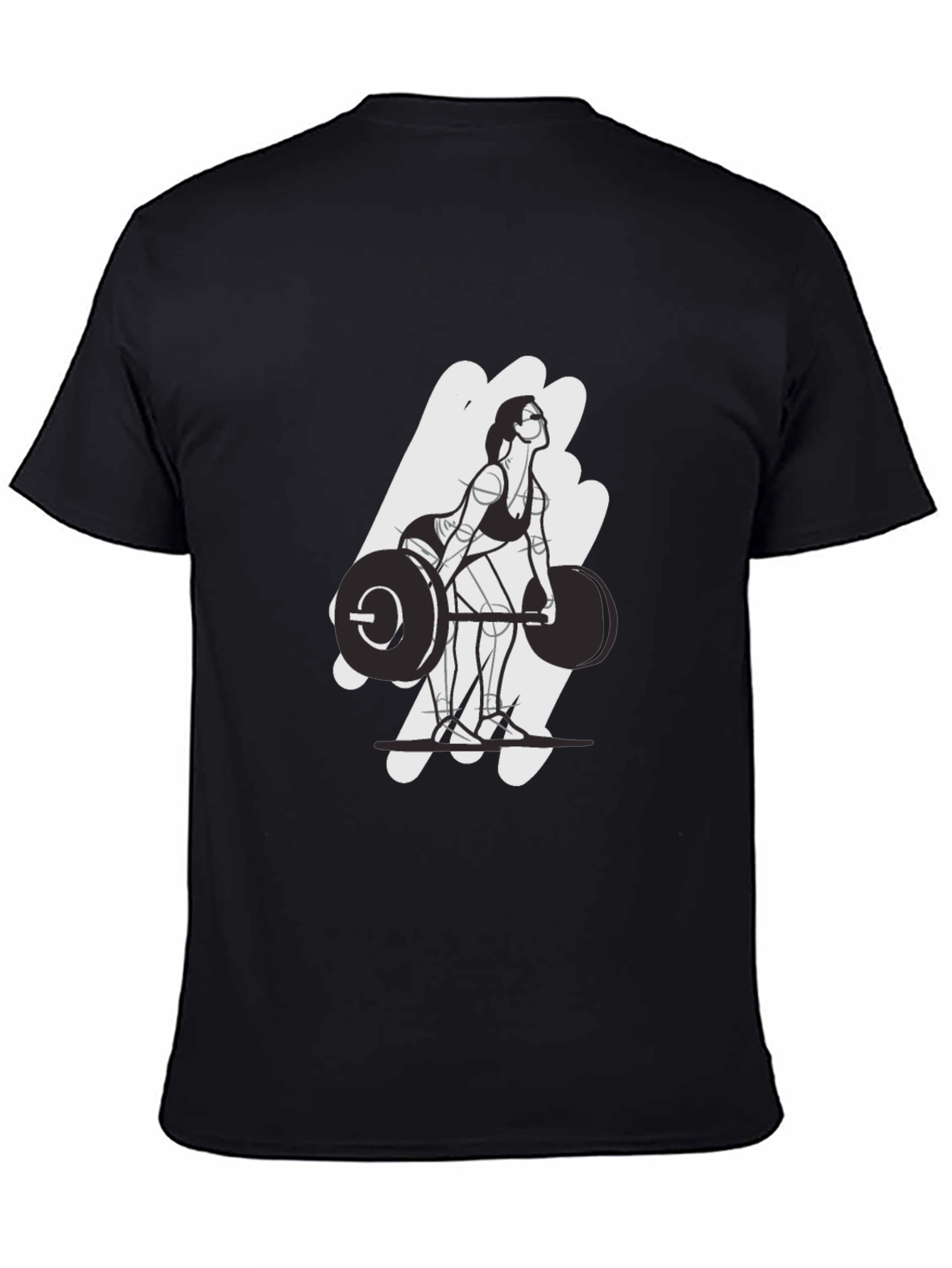 Weightlifting Womans Graphic Tee - Black