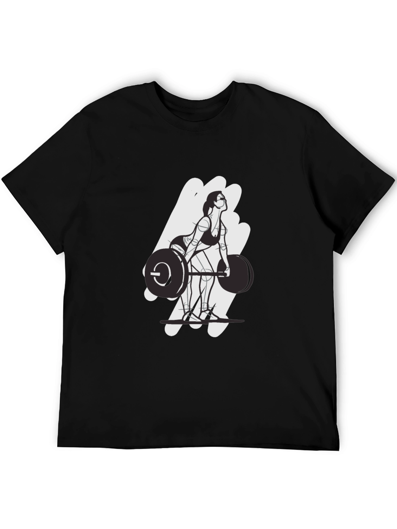 Weightlifting Womans Graphic Tee - Black