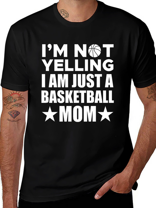 Basketball Mom T-Shirt - Novelty Graphic Tee