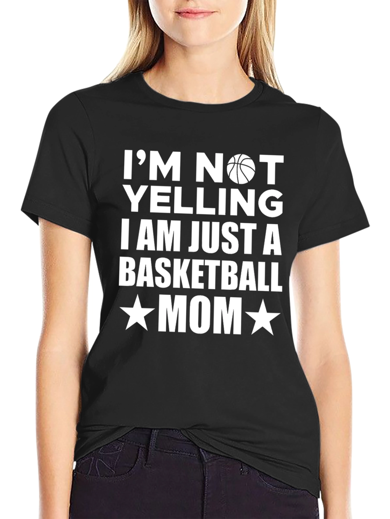 Basketball Mom T-Shirt - Novelty Graphic Tee