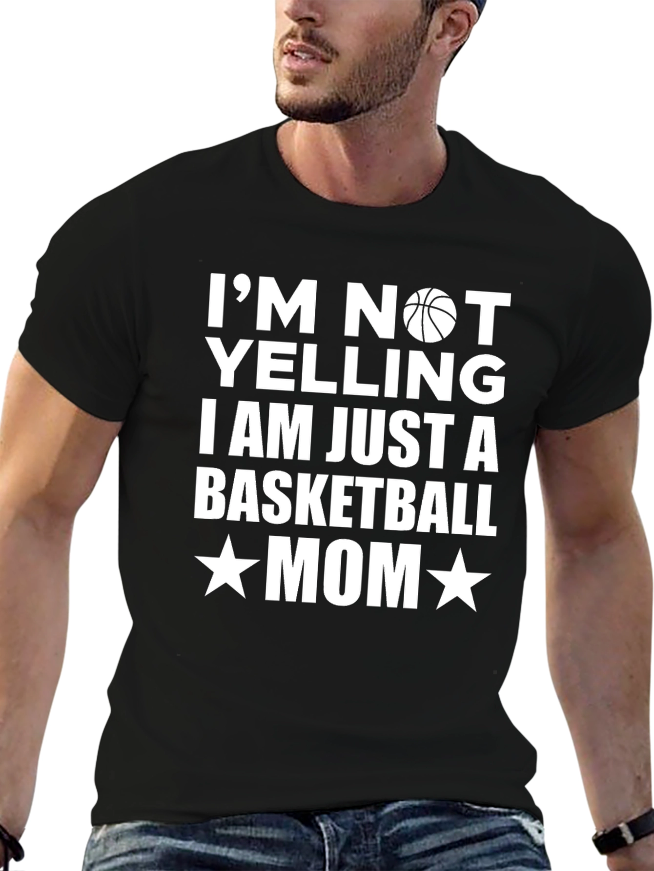 Basketball Mom T-Shirt - Novelty Graphic Tee